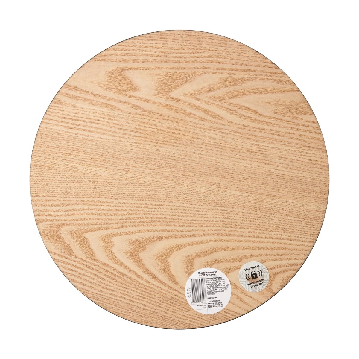 6 Black Reversible MDF Placemat, 6 of 6