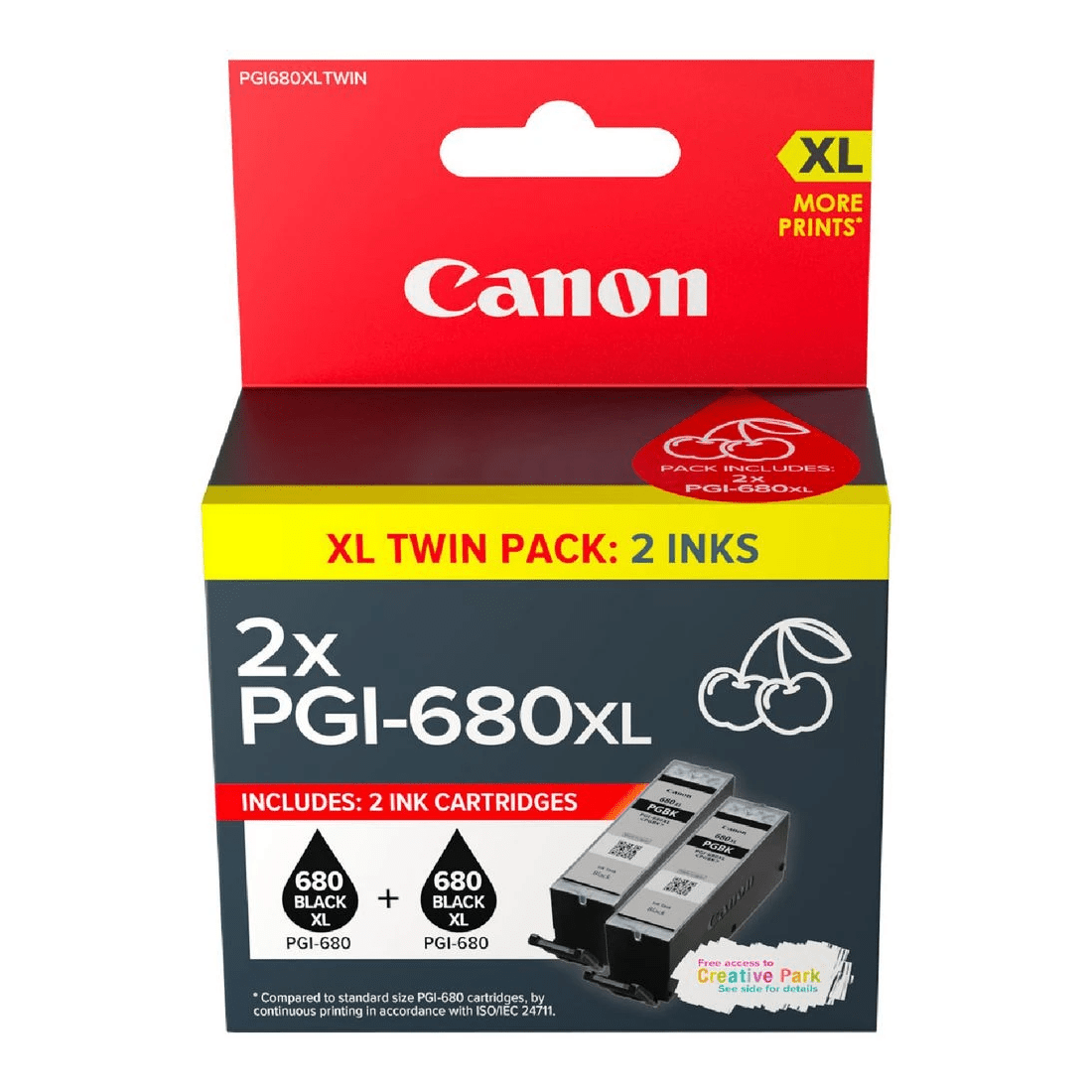 1 Canon PGI 680XL Ink Cartridge Twin Pack, 1 of 6