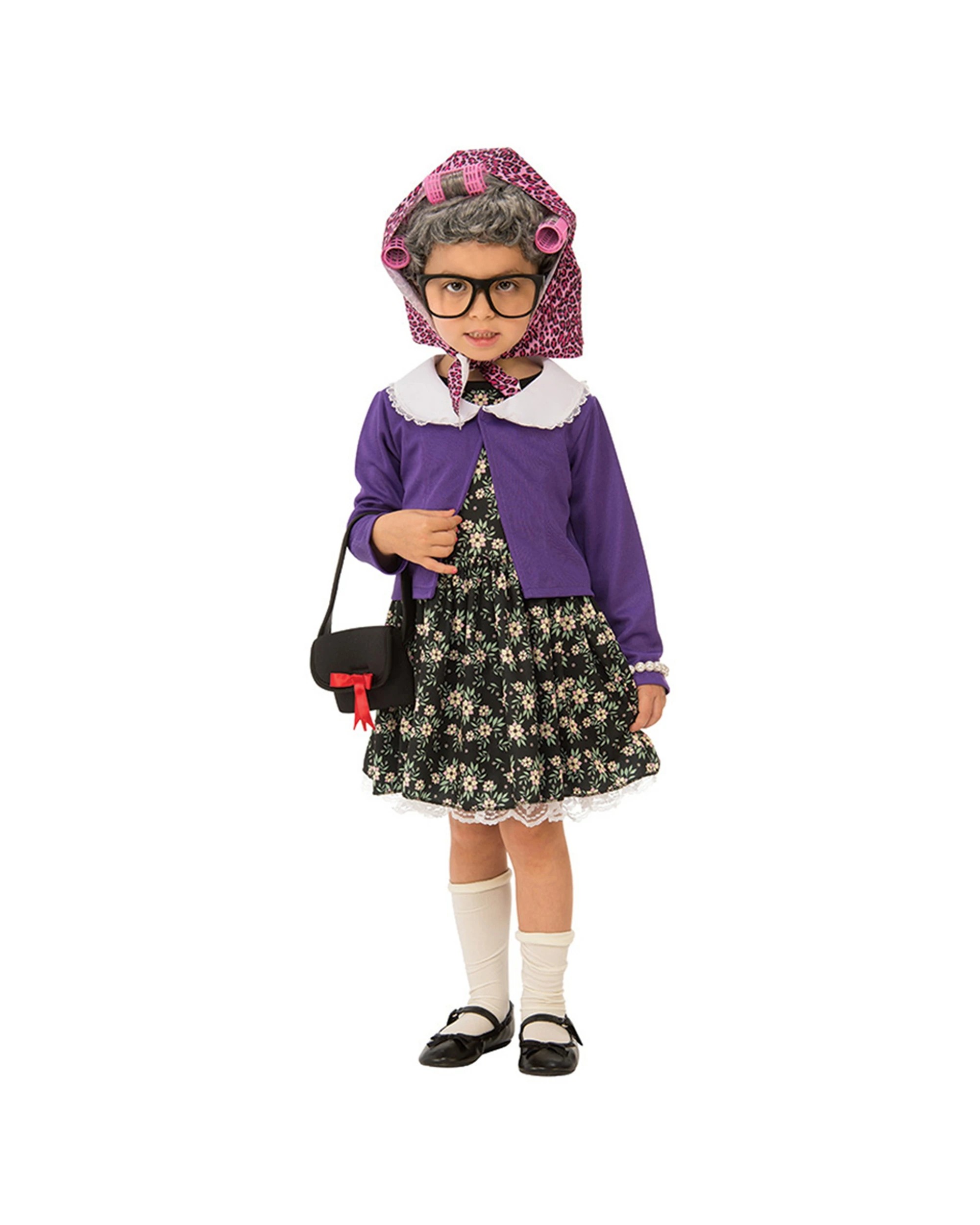 1 Rubies Little Old Lady Costume Kids Cosplay Outfit Size 5-7y - Dress Up Party Outfit For Children
 - Multi, 1 of 2