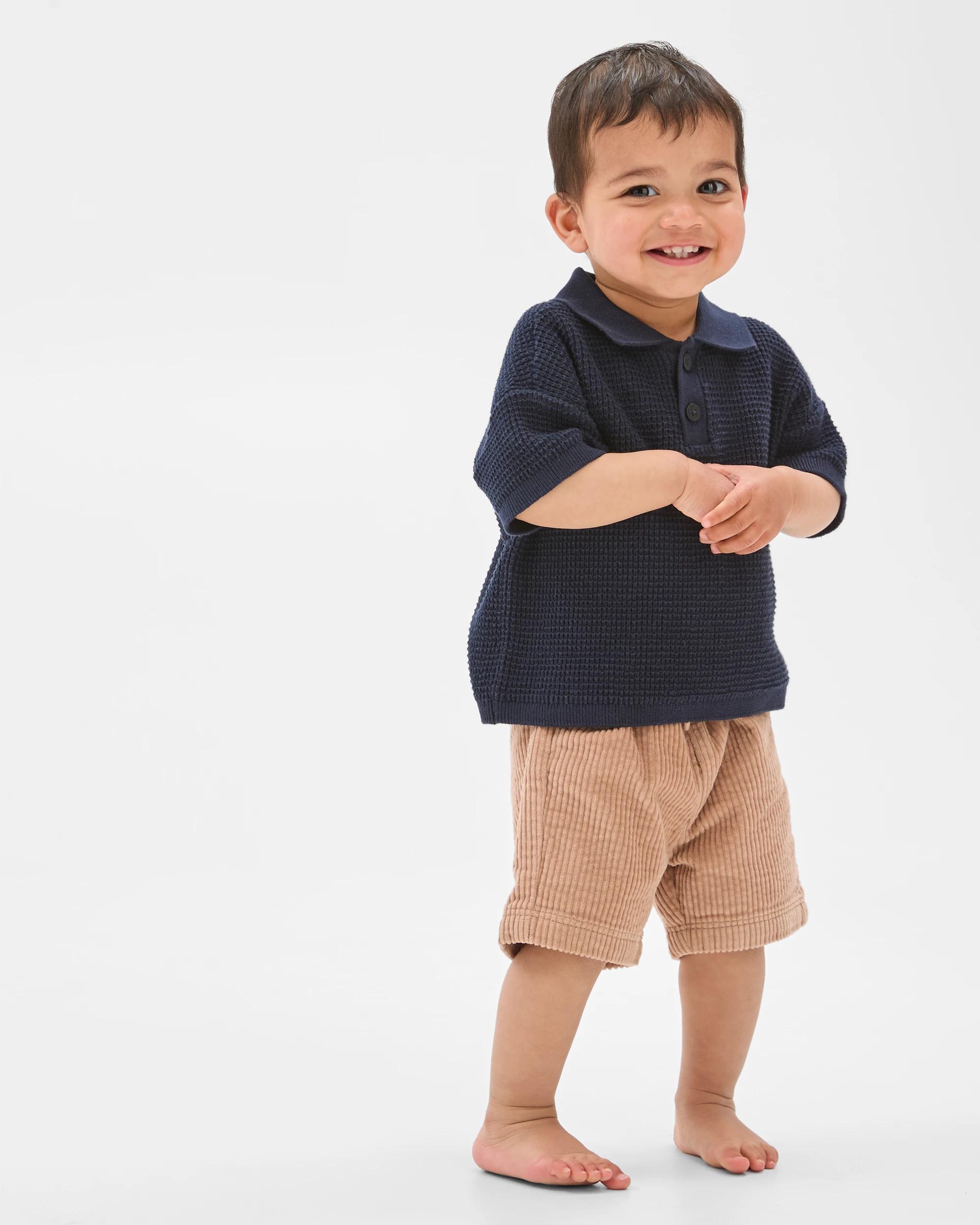 1 Target Baby Corduroy Shorts TAUPE, 1 of 3