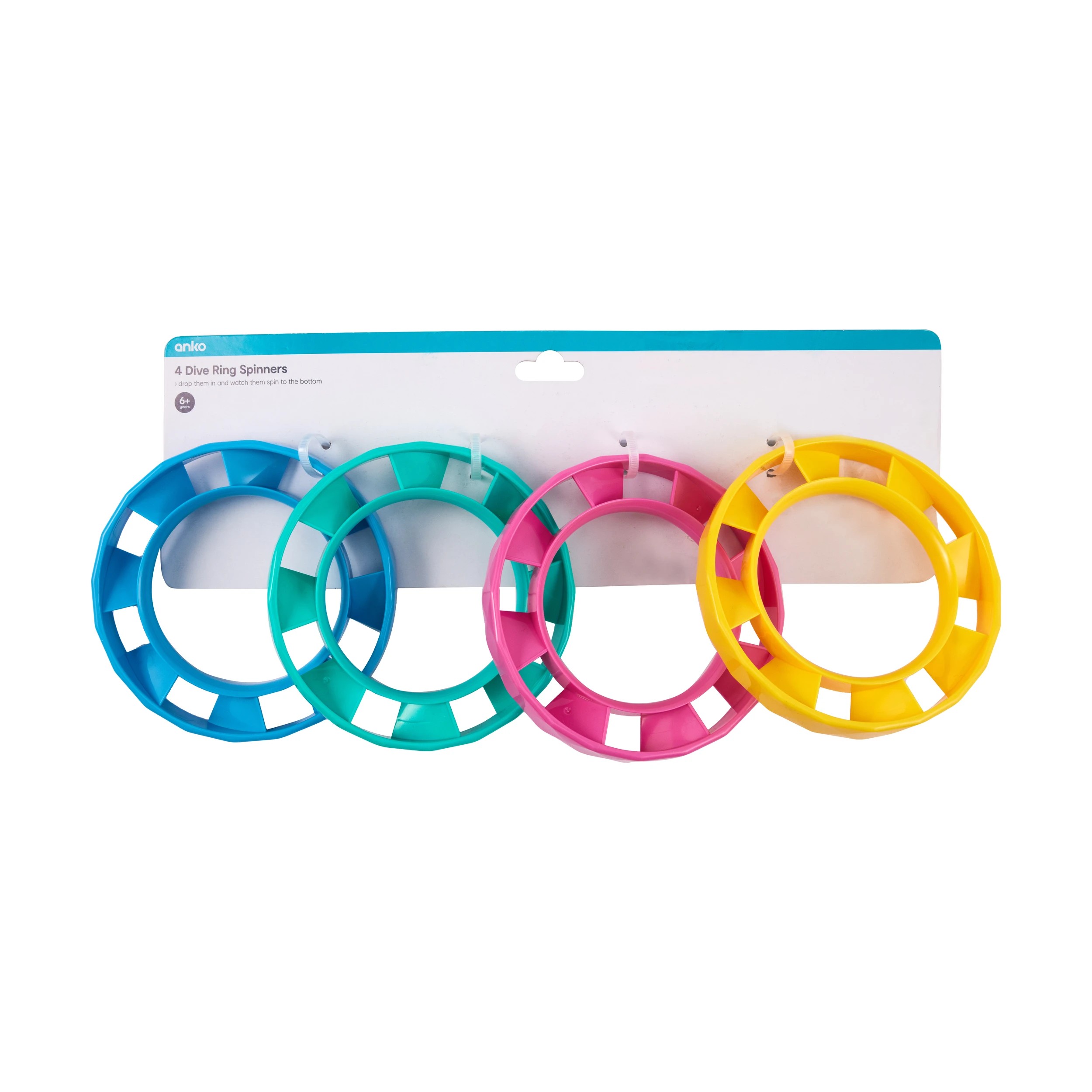 4 4 Pack Dive Ring Spinners, 4 of 4