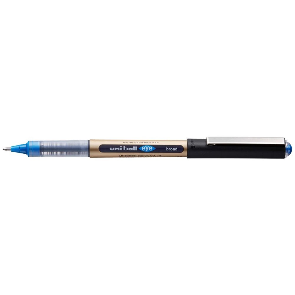 1 Uni-Ball Eye Broad Rollerball Pen Blue, 1 of 1