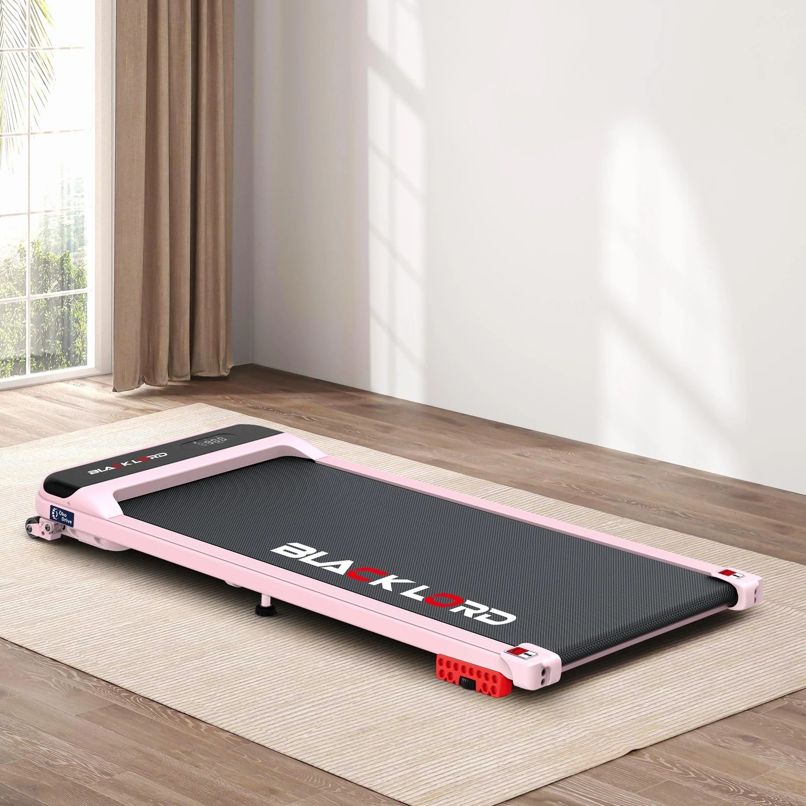 2 Black Lord Treadmill Electric Walking Pad Home Office Gym Fitness Incline MS2 - Pink, 2 of 10