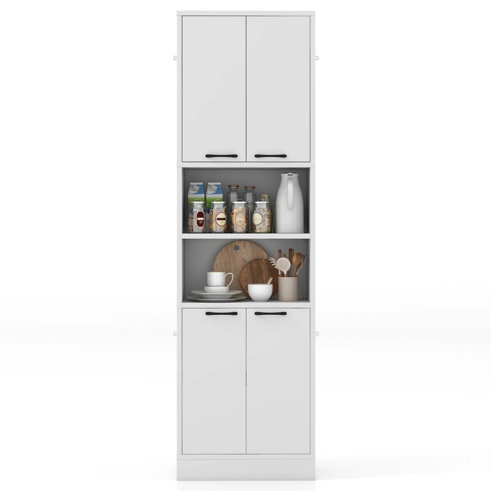 5 Costway 190CM Tall Cabinet Kitchen Pantry, 5 of 5