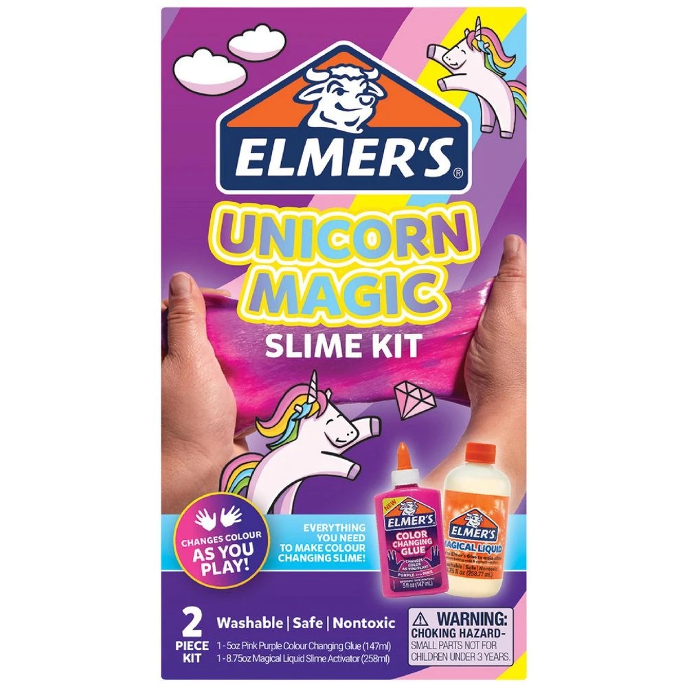 1 Elmer's Unicorn Slime Kit 2 pack, 1 of 4