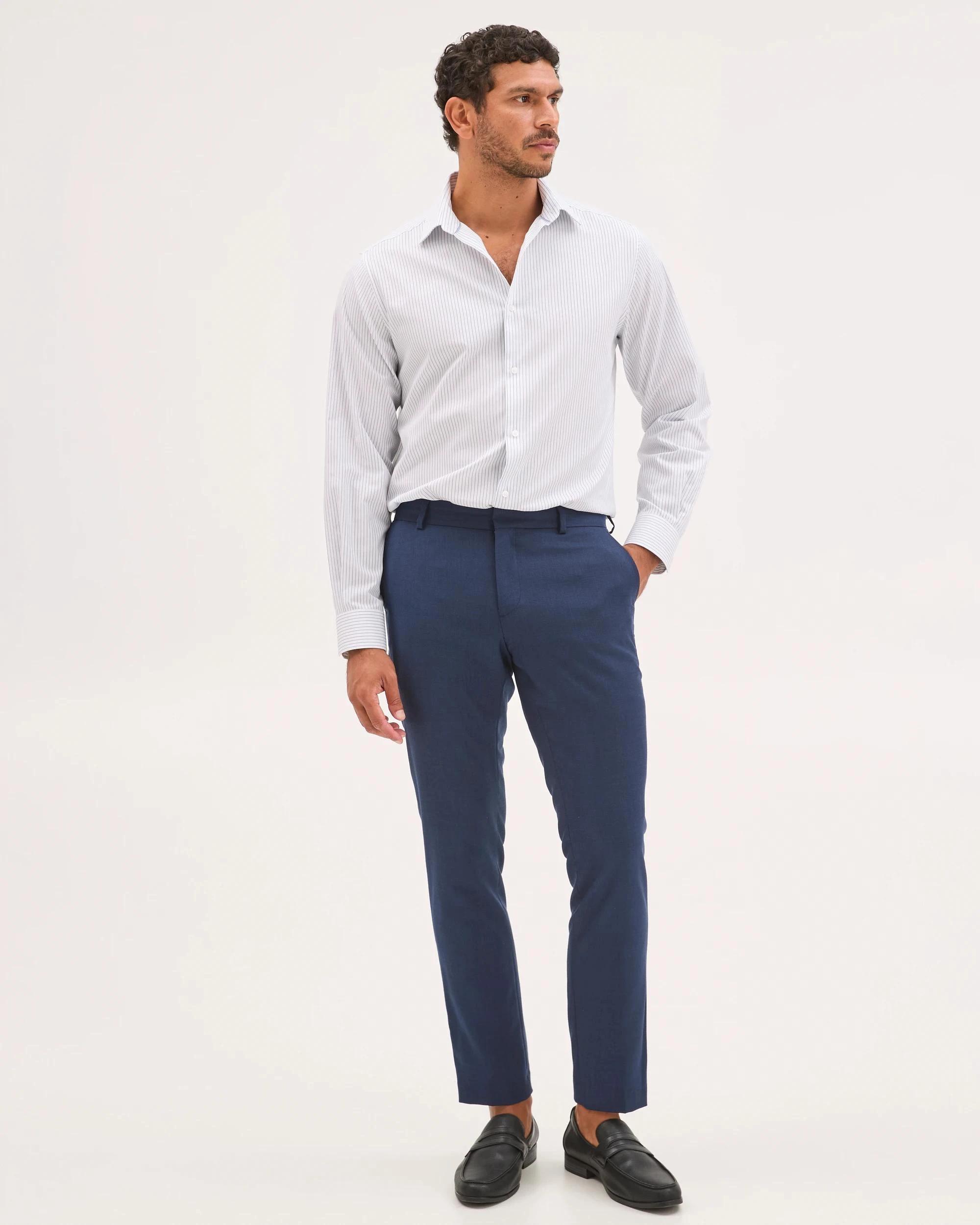 1 Preview Tailored Suit Pants NAVY MARLE, 1 of 6