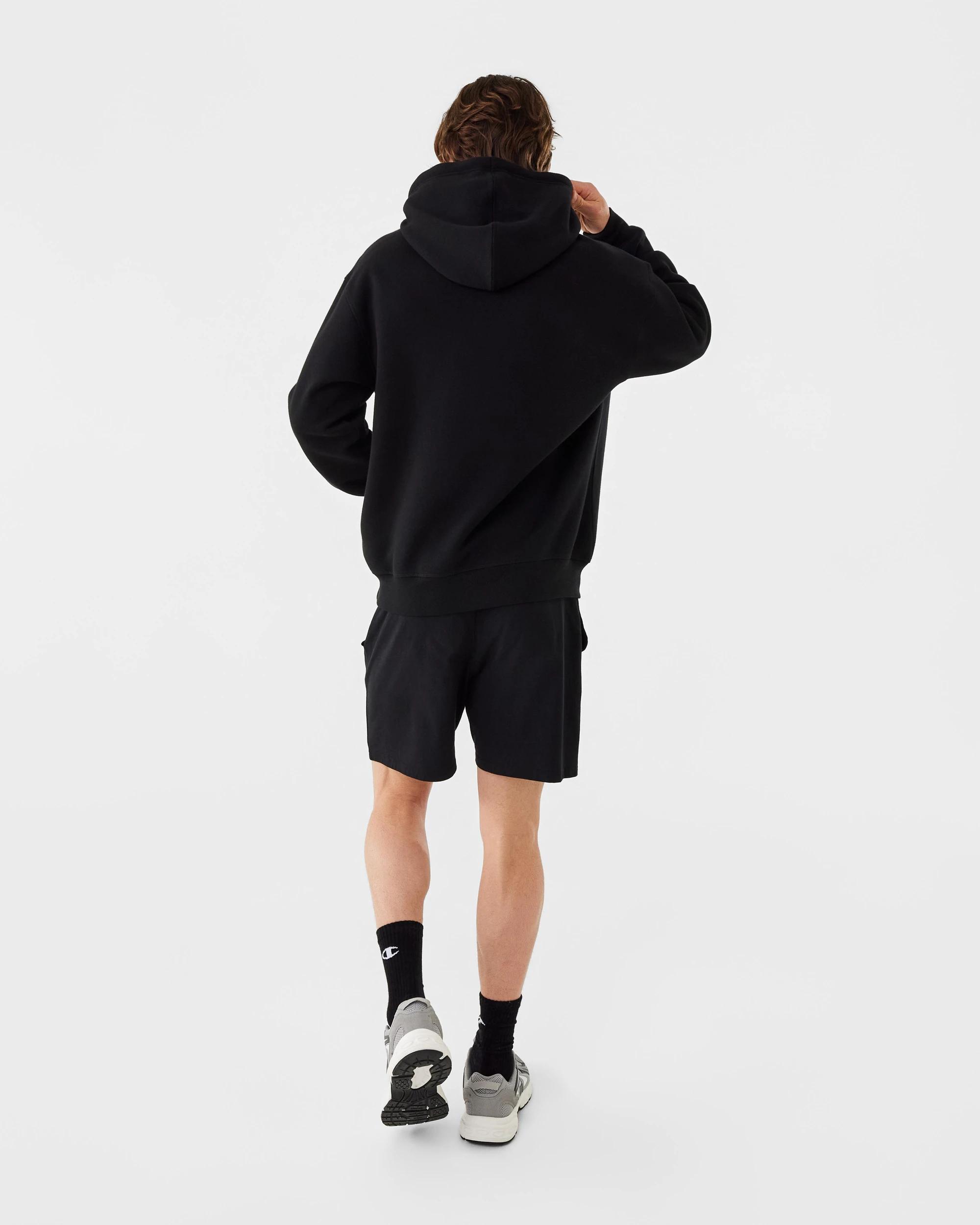 4 Champion Script Mens Hoodie Black, 4 of 9
