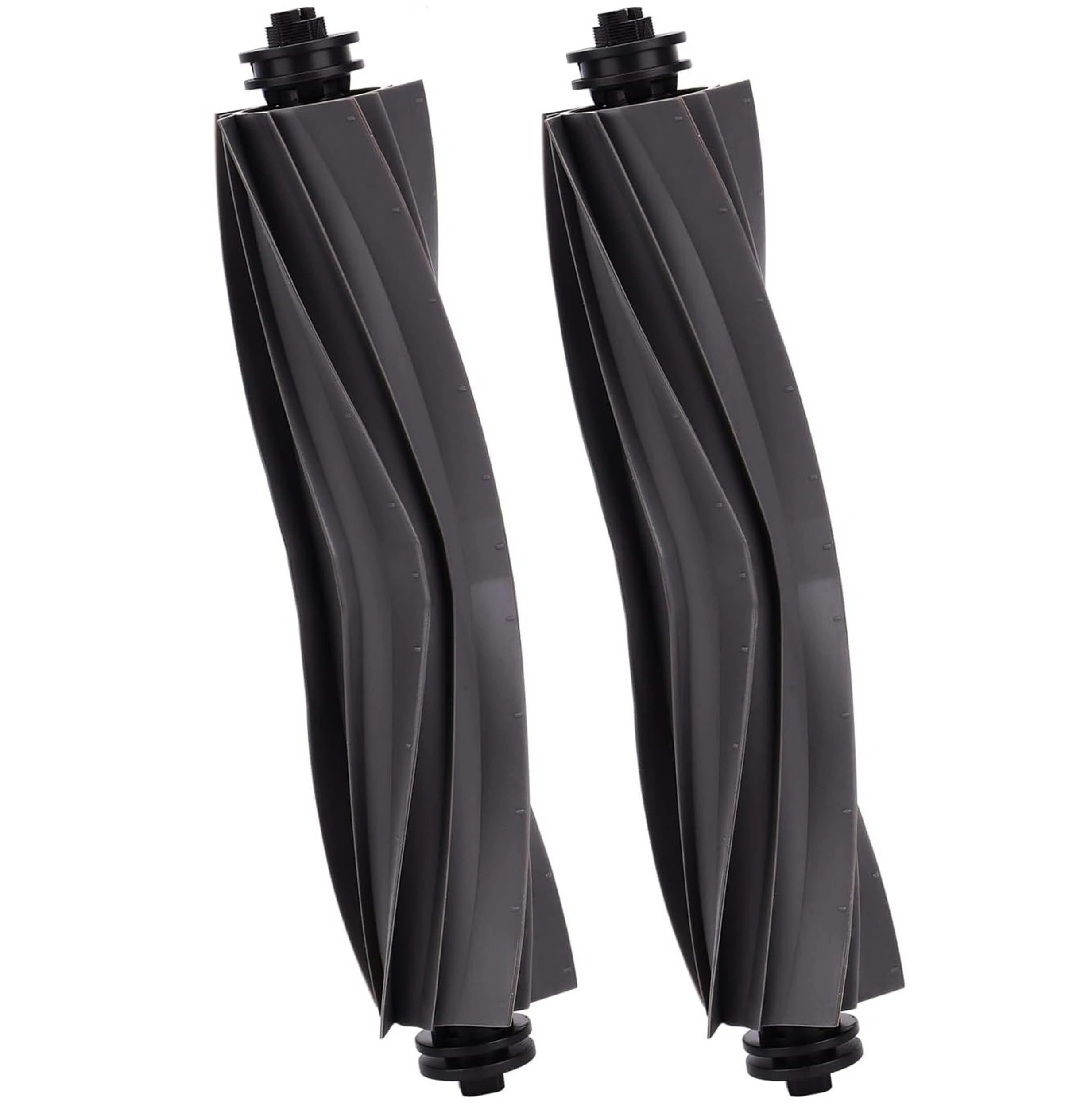 1 Hygieia 2 Pack Rubber Main Brushes For Mova P50, P70, S70 & E40 Ultra - Charcoal, 1 of 4