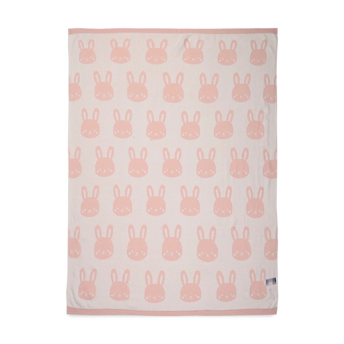 3 Jacquard Cotton Blanket - Bunny, 3 of 6