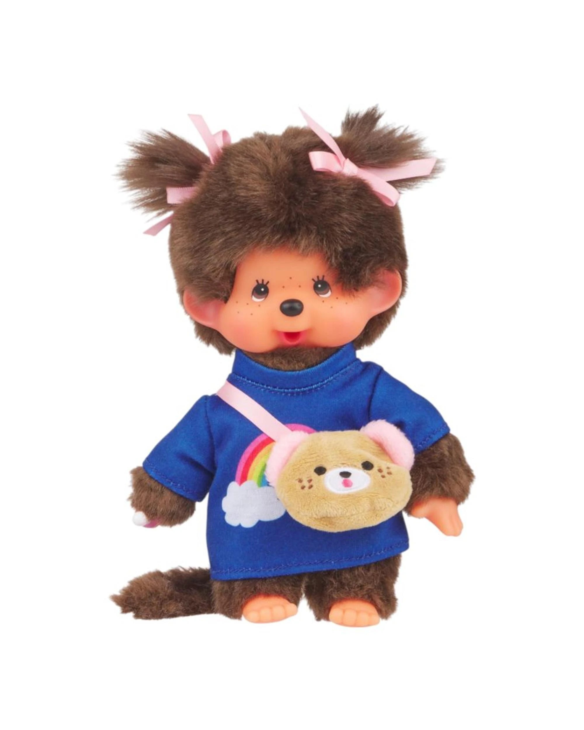 3 Sekiguchi Monchhichi Kawaii Messenger Bag Girl Plush Doll, 3 of 6