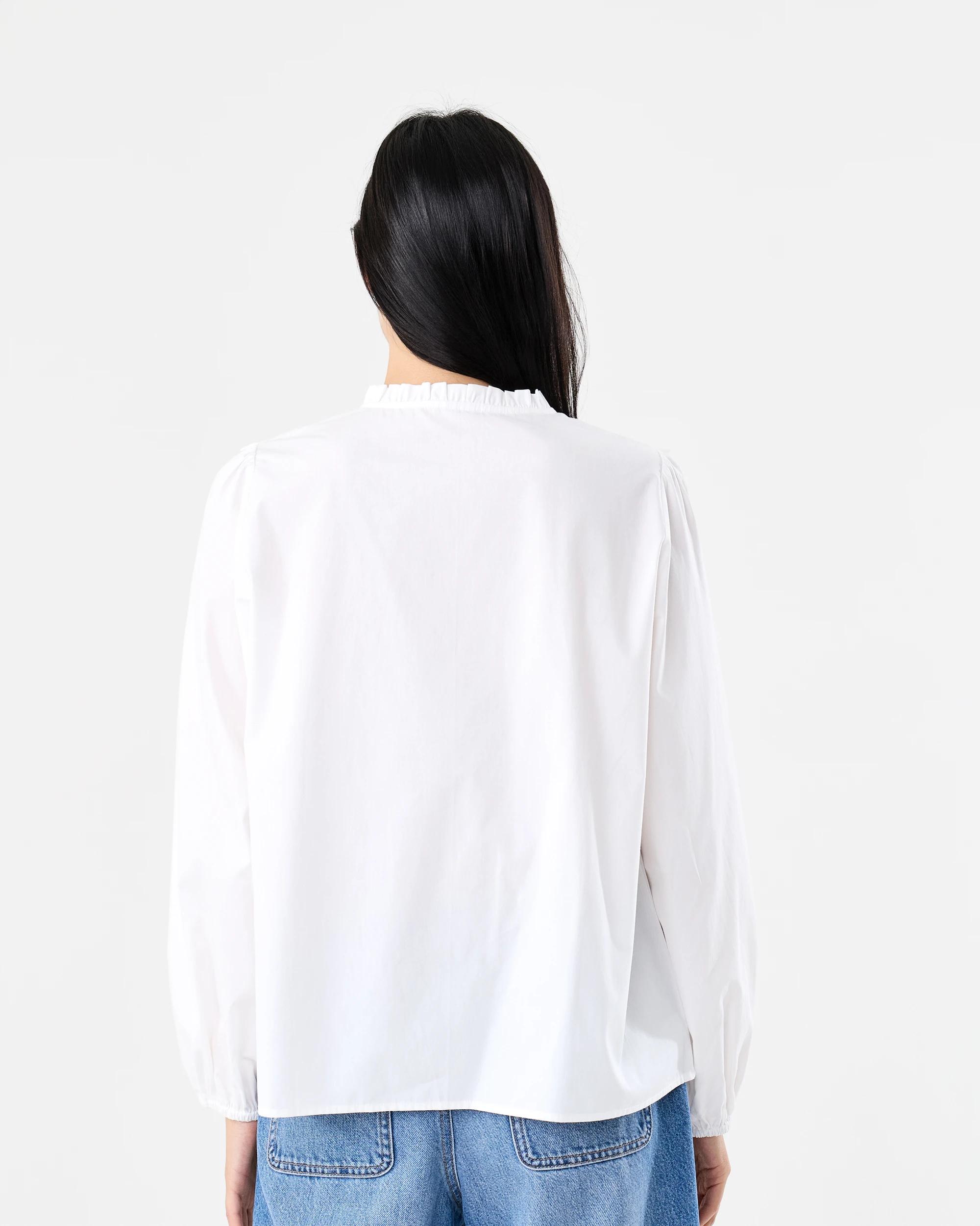 3 Long Sleeve Cutwork Detail Top Cld White, 3 of 6