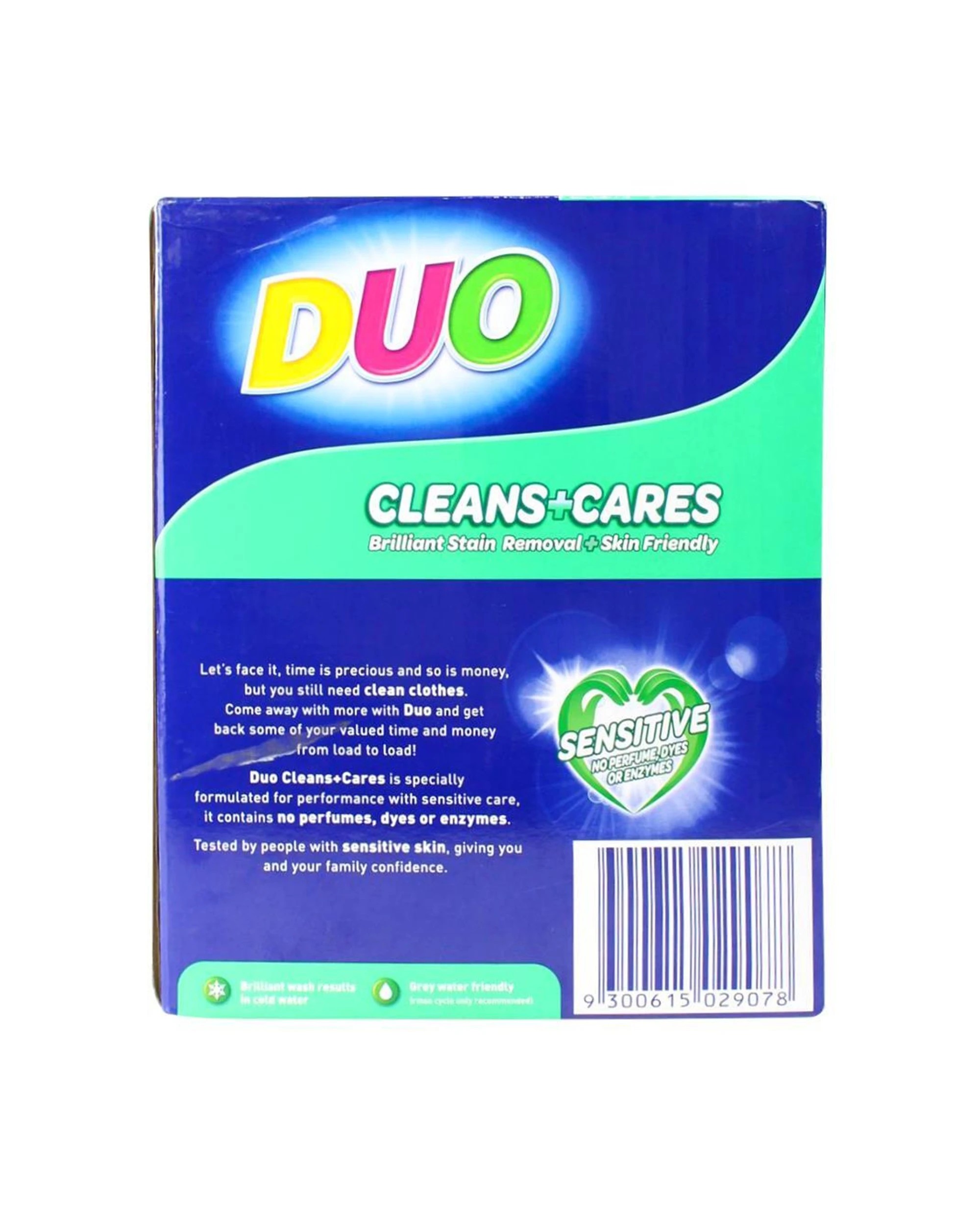 3 Duo 2PK Sensitive Cares For Skin Hypoallergenic Formula Laundry Detergent 5kg - Multi, 3 of 3