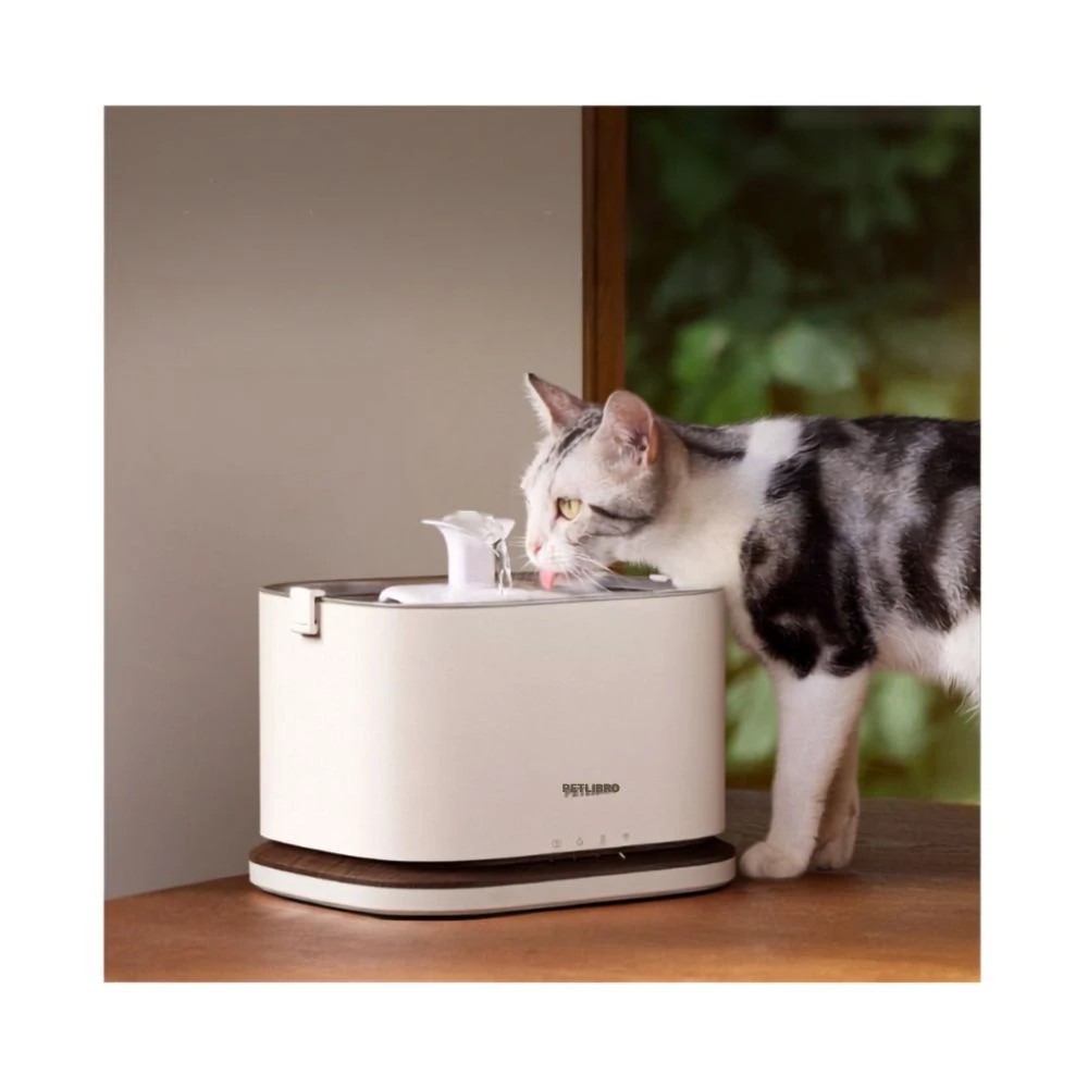 2 Petlibro Dockstream 2 Smart Cordless fountain Walnut 3L, 2 of 7
