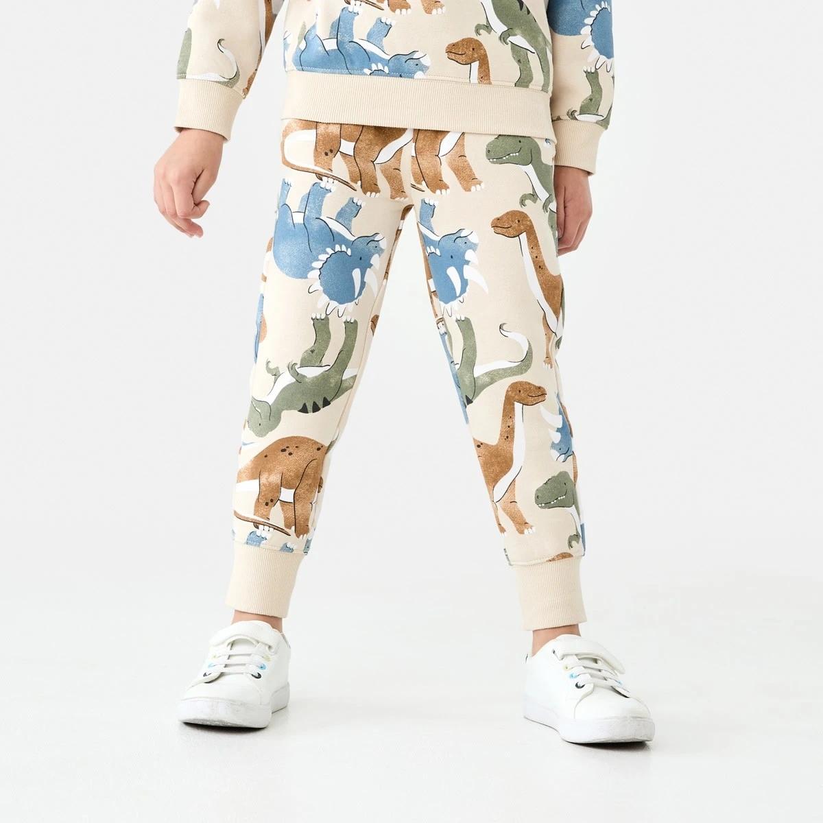 1 All Over Print Trackpants Bge Dino, 1 of 8