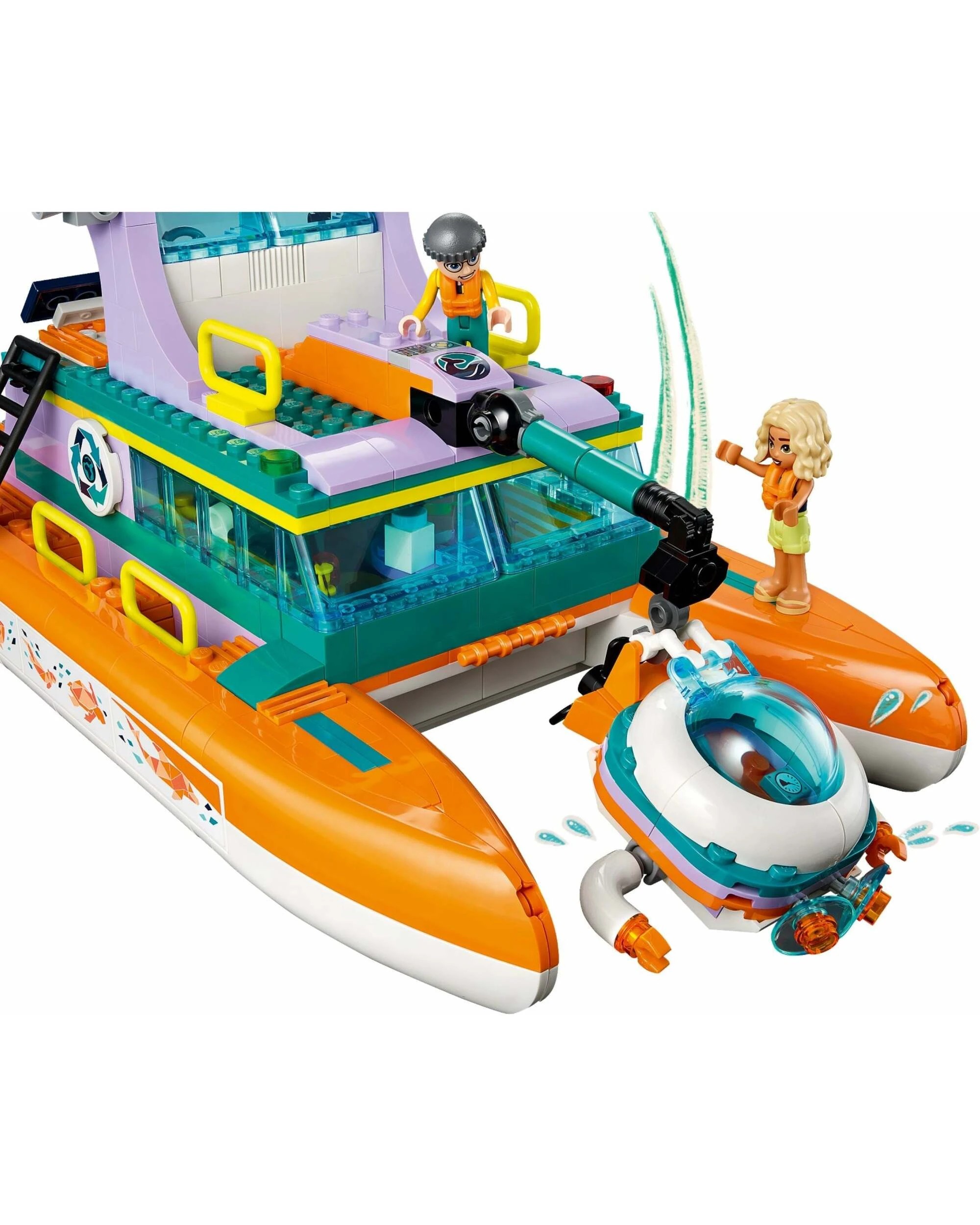 4 LEGO Friends Series 41734 Sea Rescue Boat, 4 of 5