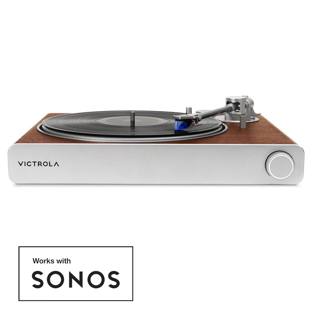 Victrola Stream Sapphire Wi-Fi & Bluetooth Turntable - Brown - Kmart