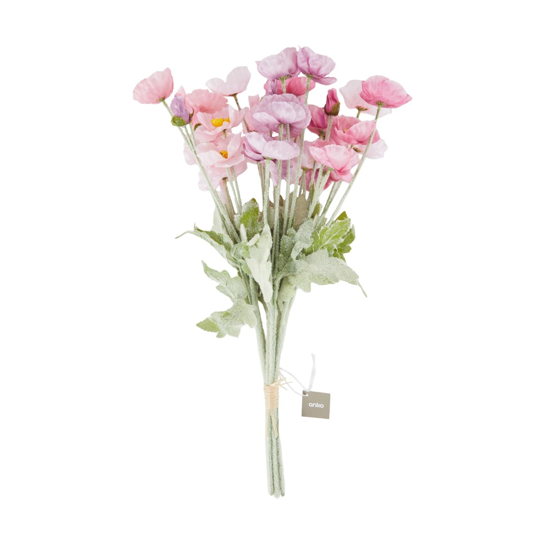 4 Artificial Pastel Poppies Bunch, 4 of 4