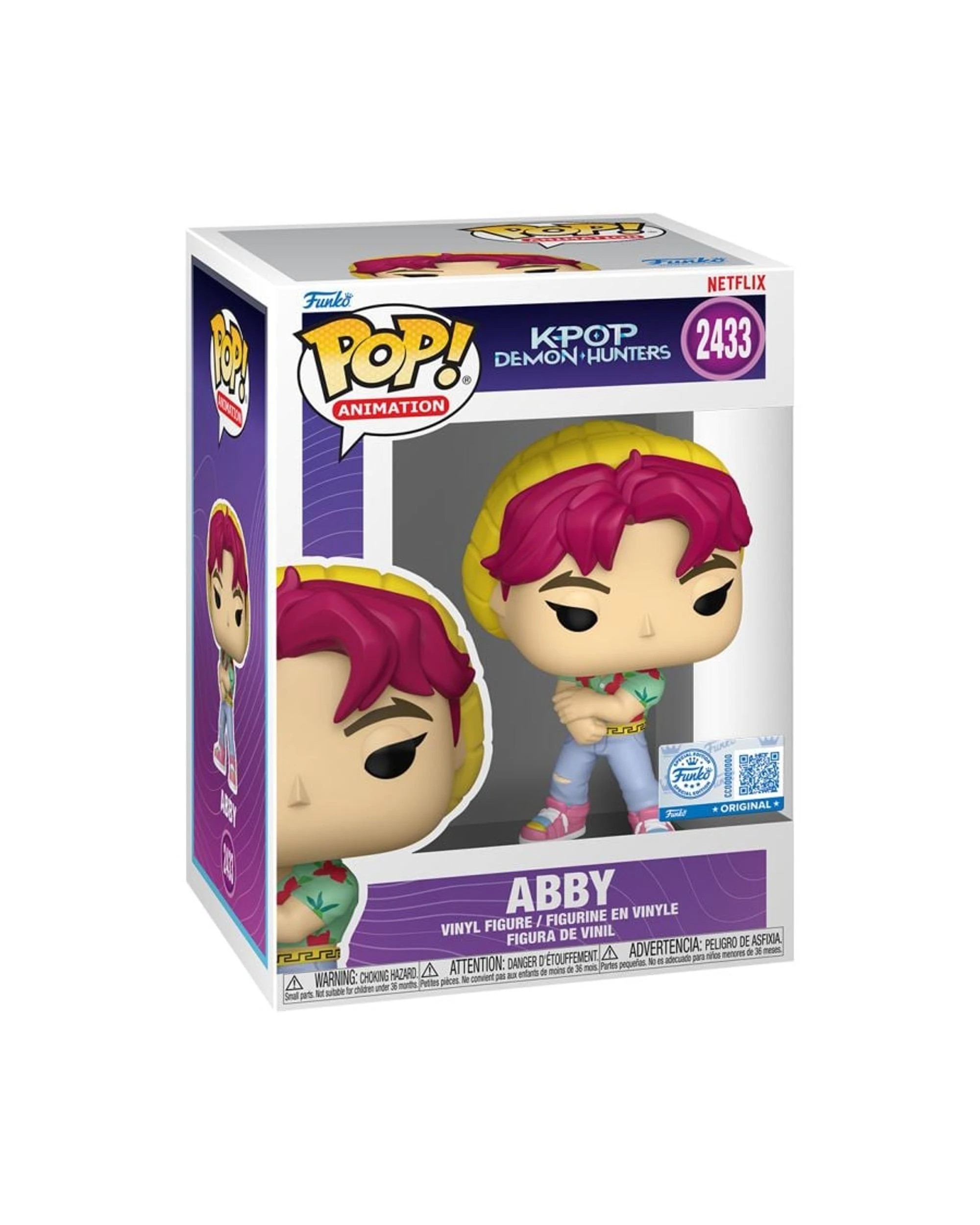 3 K-Pop Demon Hunters Abby - Soda Pop -  Funko POP! Vinyl, 3 of 3
