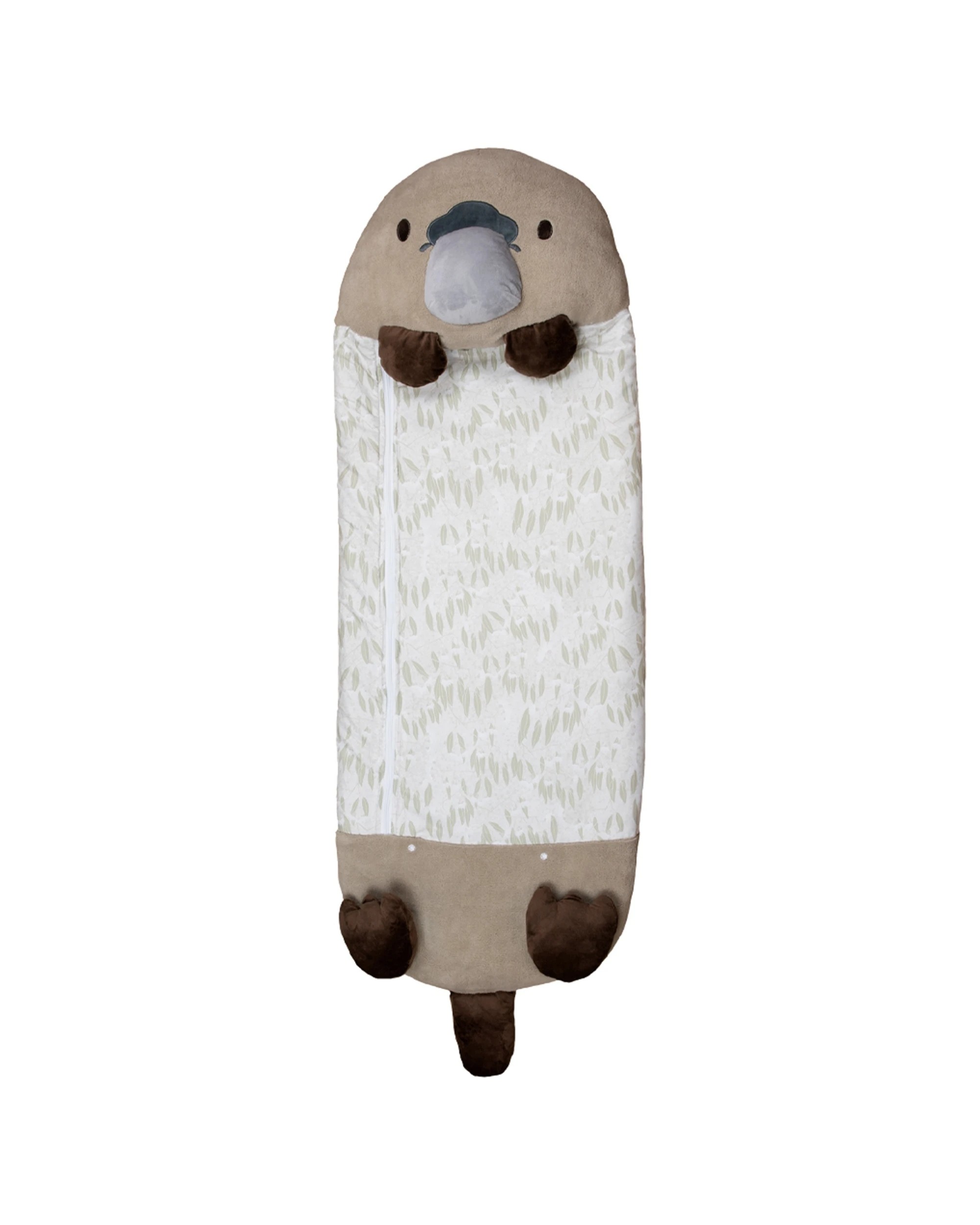1 Jelly Bean Kids Puggle Native Napper Sherpa Blanket Pillow Toy - Multi, 1 of 3