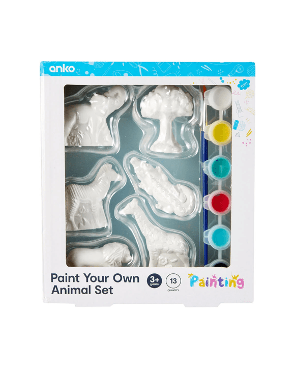 13 Piece Paint Your Own Animal Set