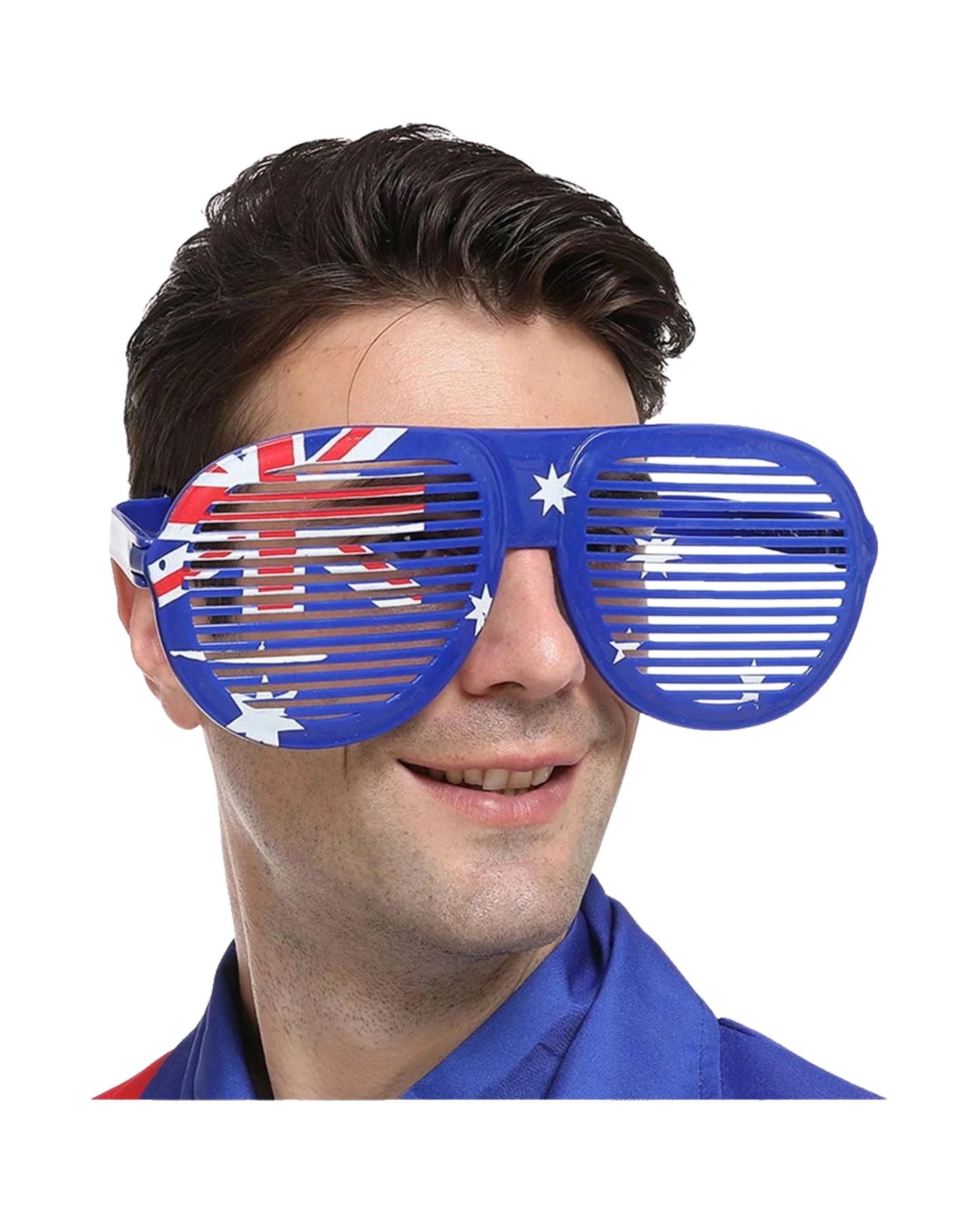 1 Party Planet Jumbo Aussie Shutter Shade Glasses, 1 of 1