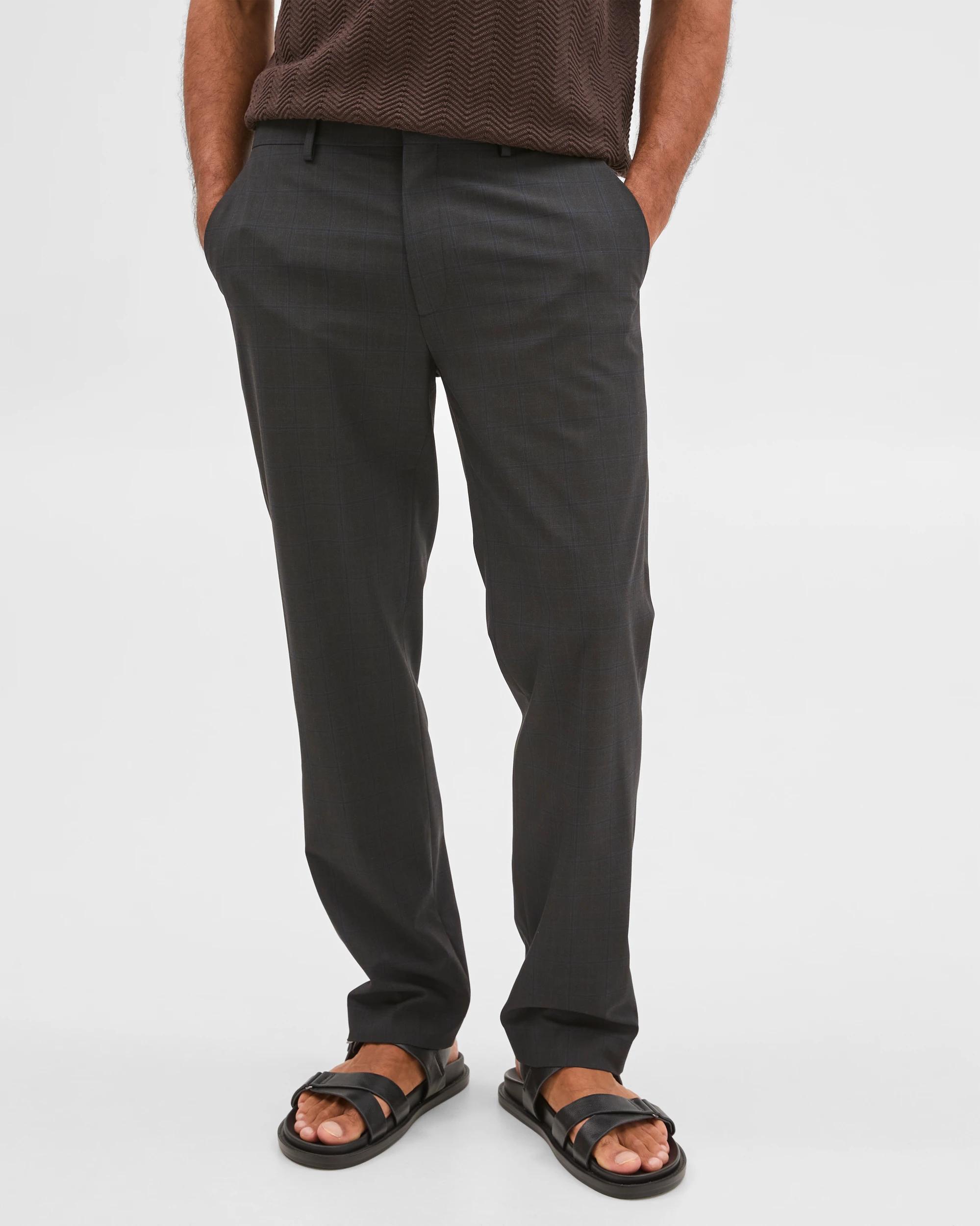 2 Preview Fashion Suit Trousers BLACK NAVY CHECK, 2 of 6