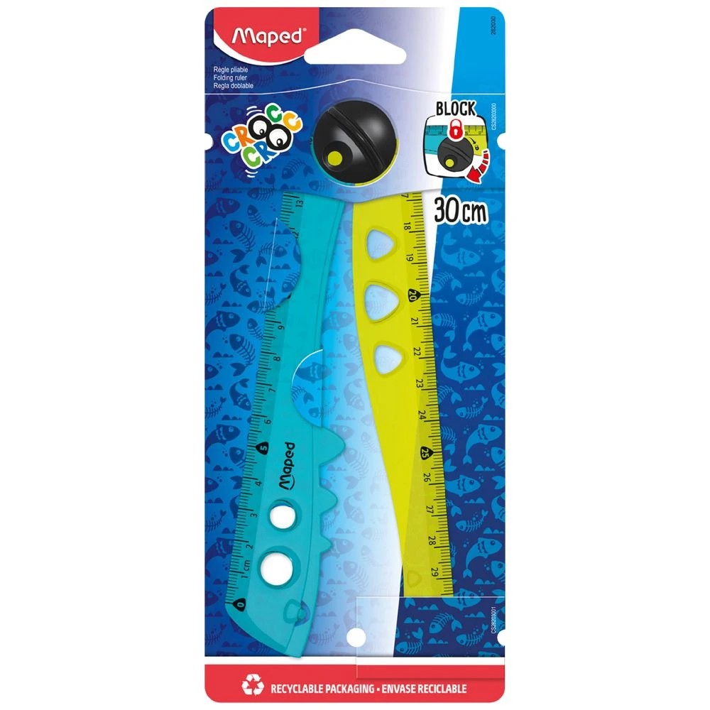 1 Maped Croc Croc Foldable Ruler, 1 of 4