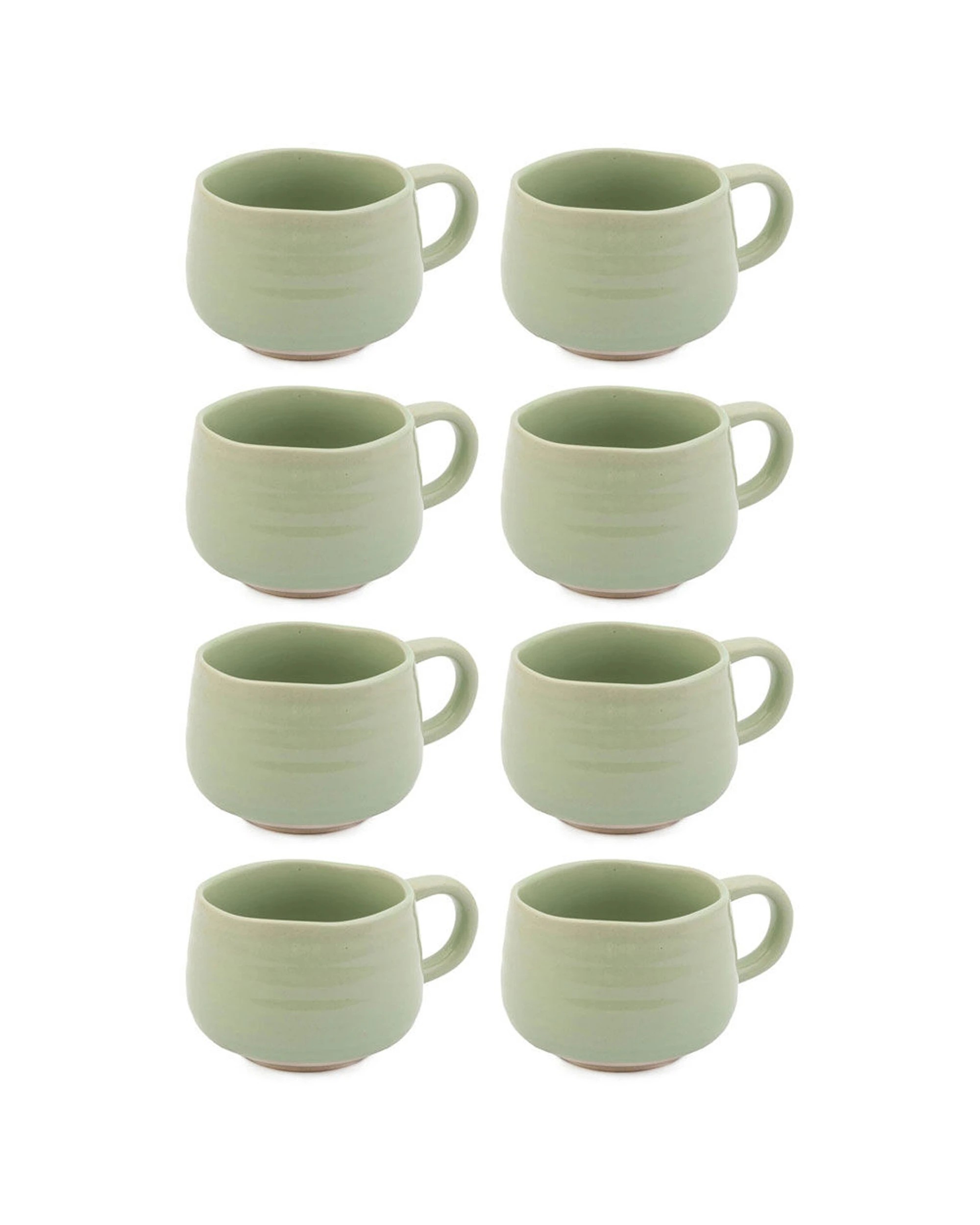 1 Jamie Oliver 8PK Big Love Cosy Cuppa Mug 375ml Stoneware Durable Everyday Use - Green, 1 of 6