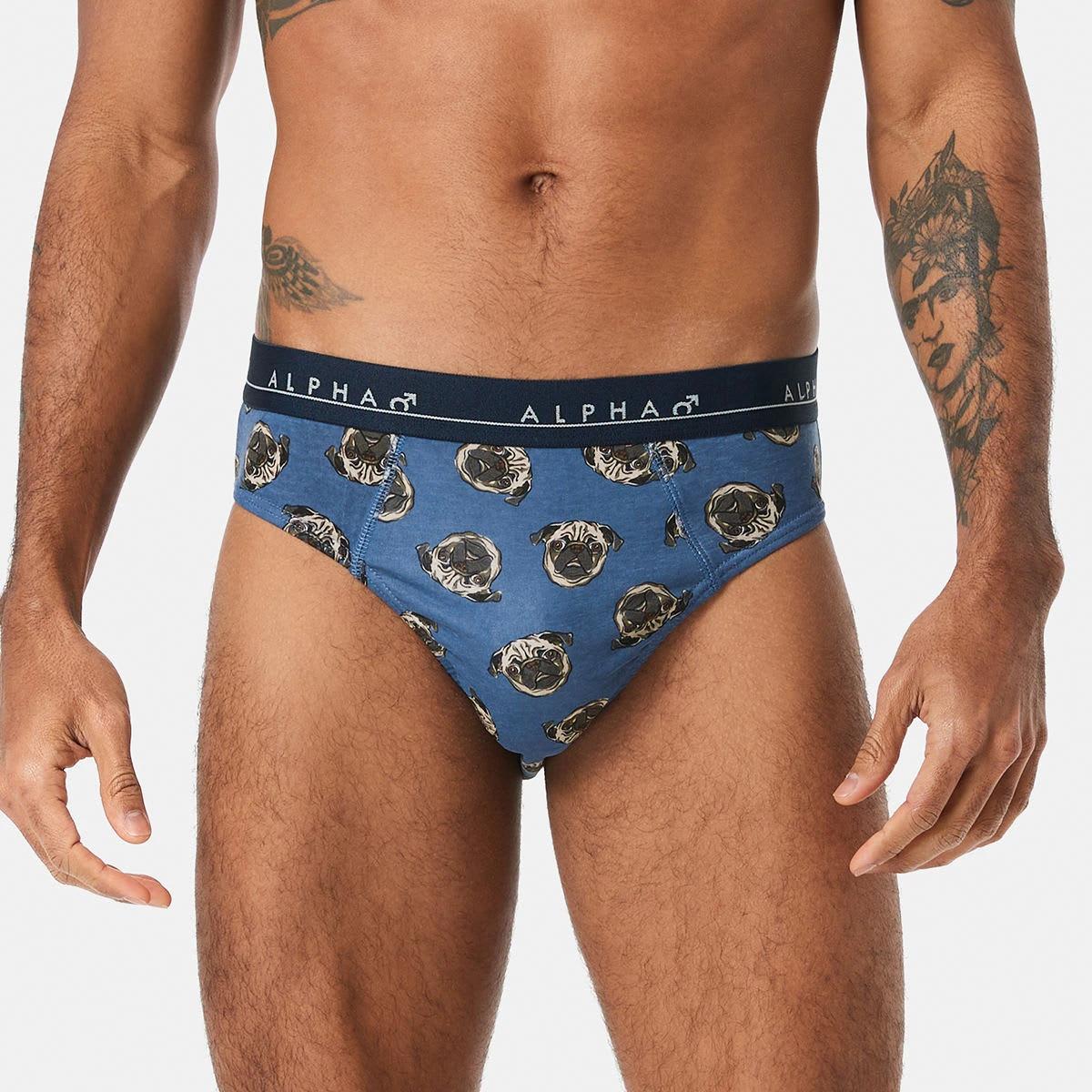 6 5 Pack Printed Briefs Dogshead, 6 of 10