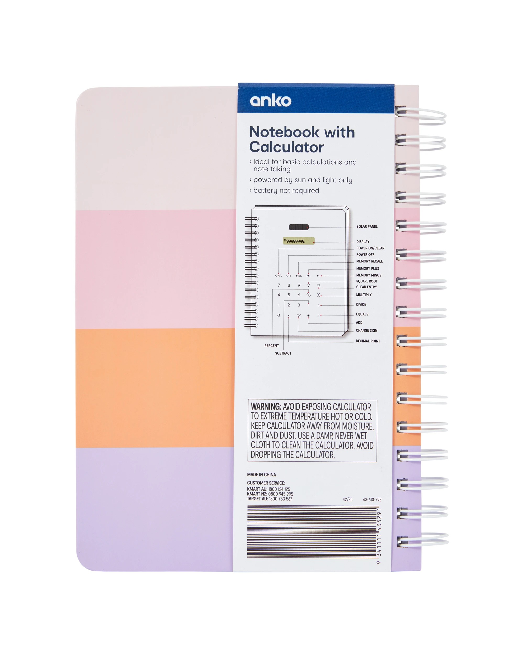 4 Notebook with Calculator, 4 of 4