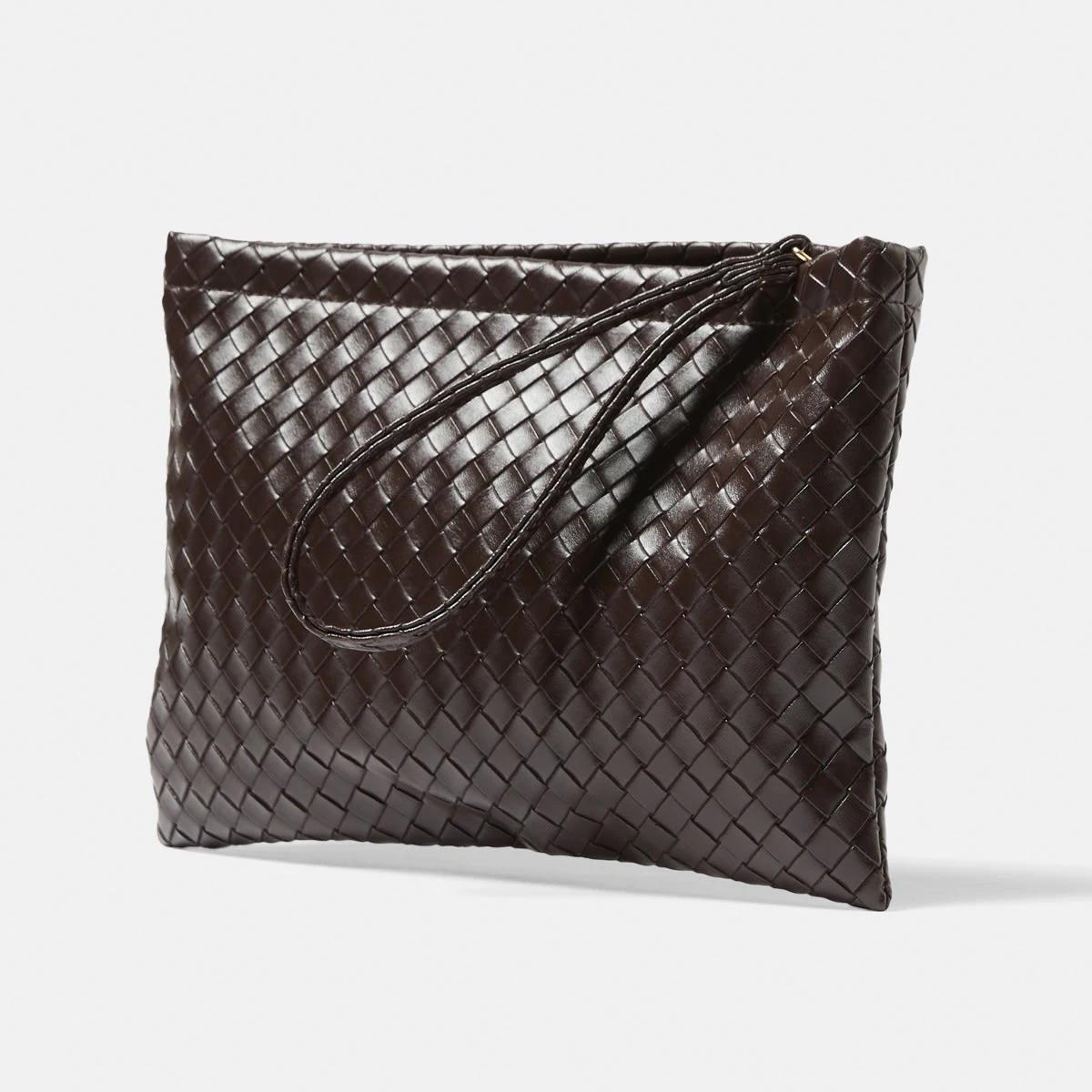 2 Weave Pouch CHOCOLATE PLUM, 2 of 4