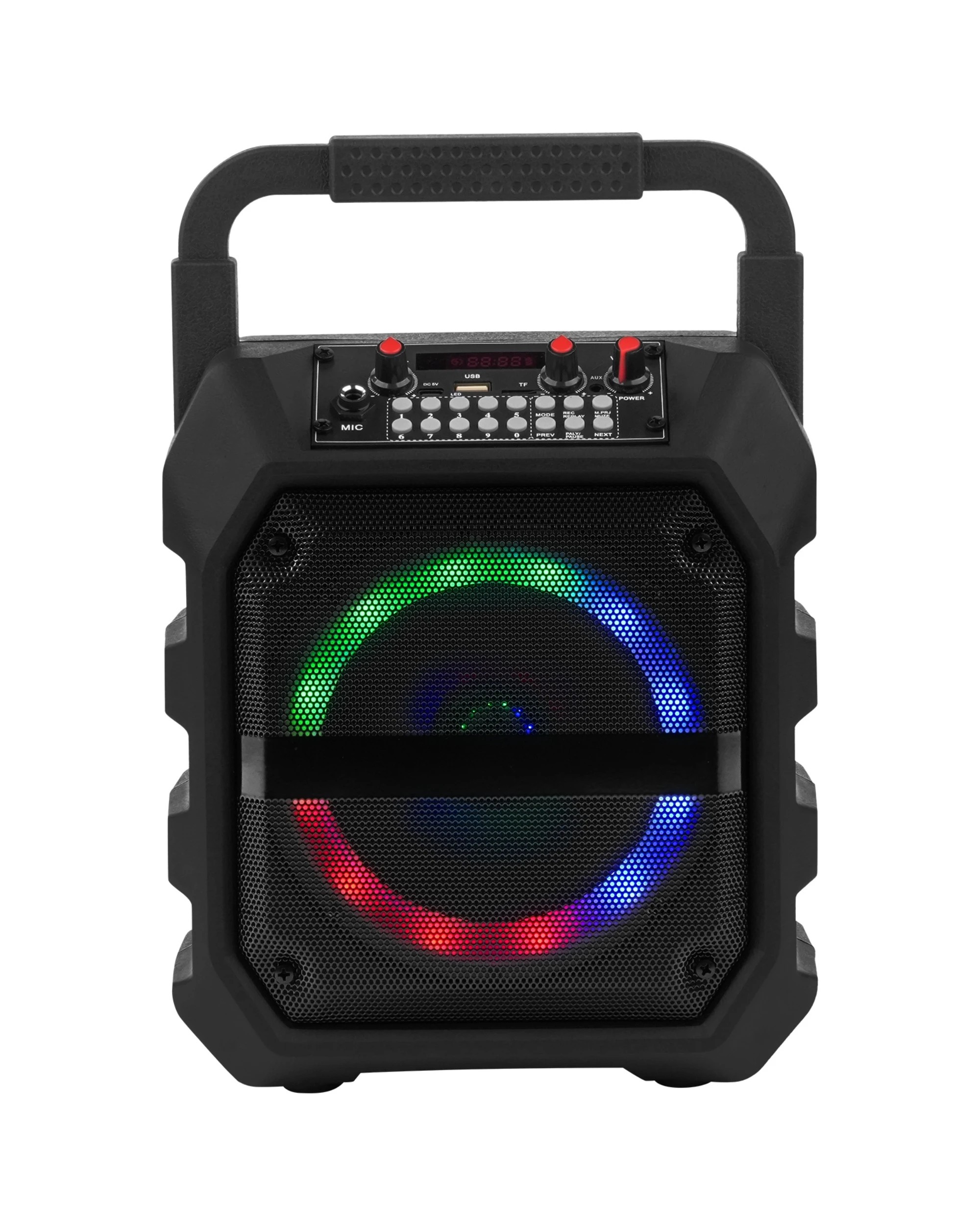 8 Advwin Karaoke Machine with 2 Wireless Microphones - Black, 8 of 8