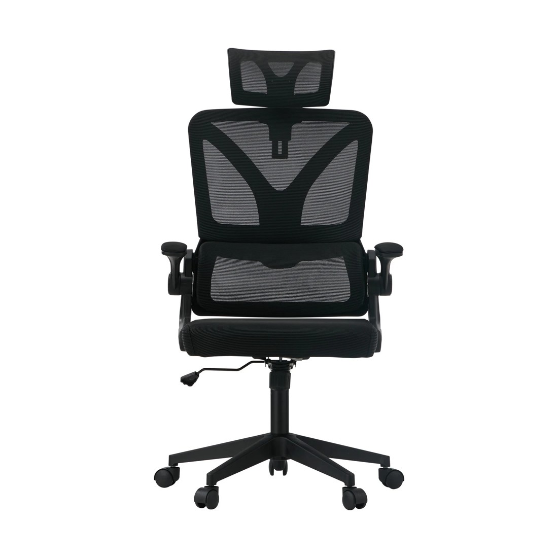 9 Oikiture Mesh Office Chair D-shape
 - Black, 9 of 10