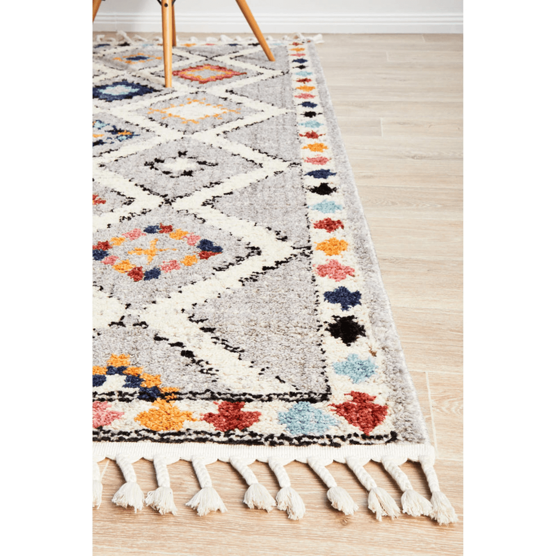 6 Rug Culture Marrakesh 555 Grey — 20 mm Polypropylene Power-loomed Rug (Made in Turkey) - Grey, 6 of 9