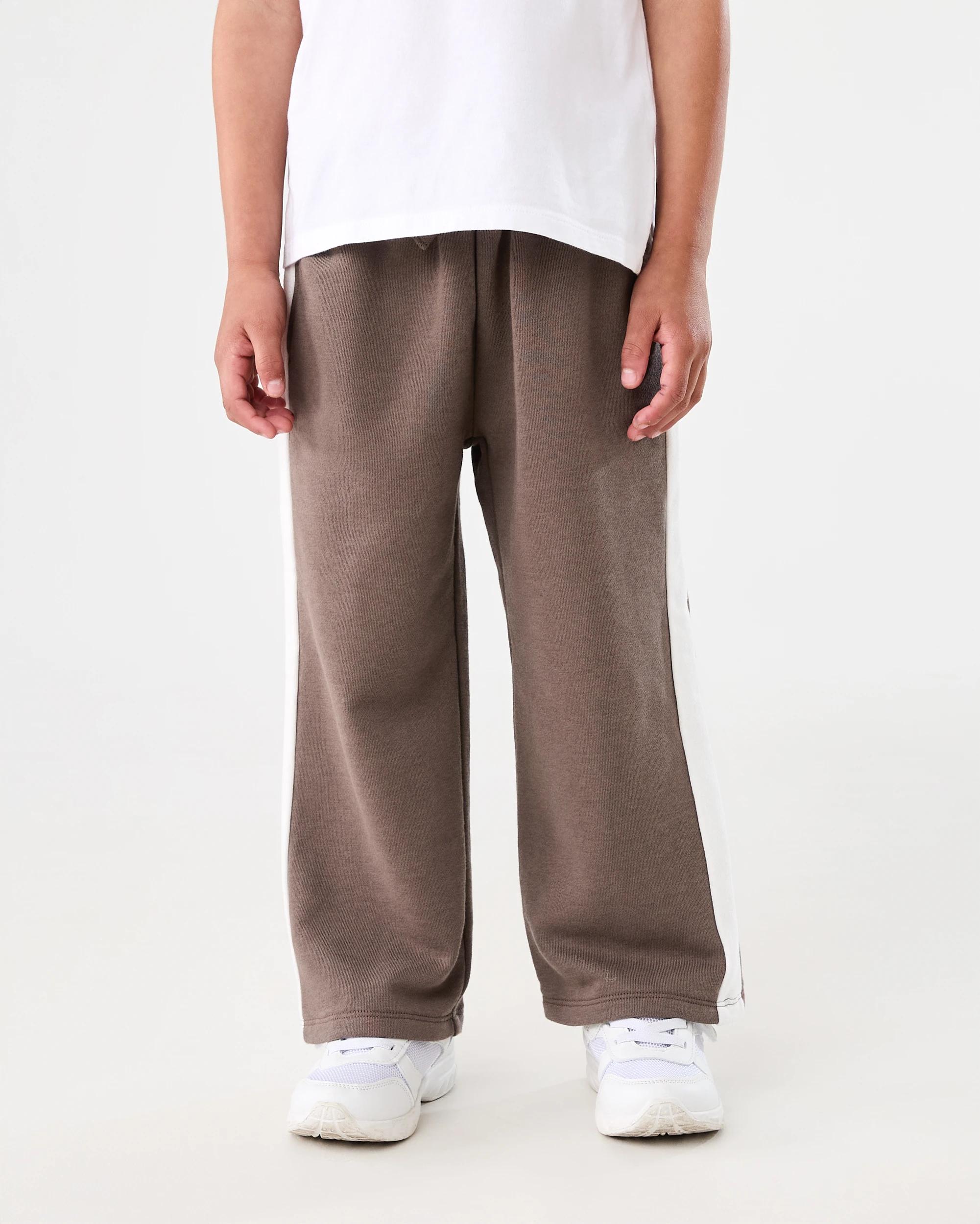 1 Straight Leg Trackpants Mlky Brwn, 1 of 7