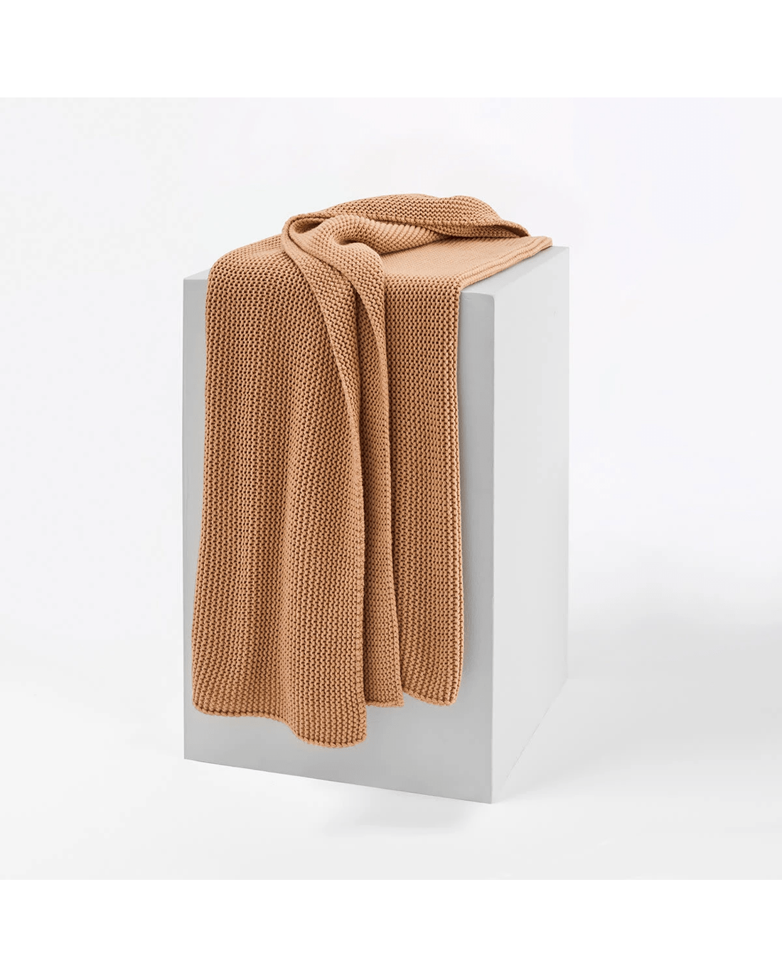 1 Chunky Knit Throw - Praline, 1 of 8