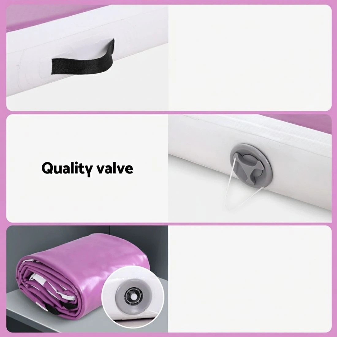 5 Everfit 3M Air Track Gymnastics Tumbling Exercise Cheerleading Mat Inflatable - Purple, 5 of 6