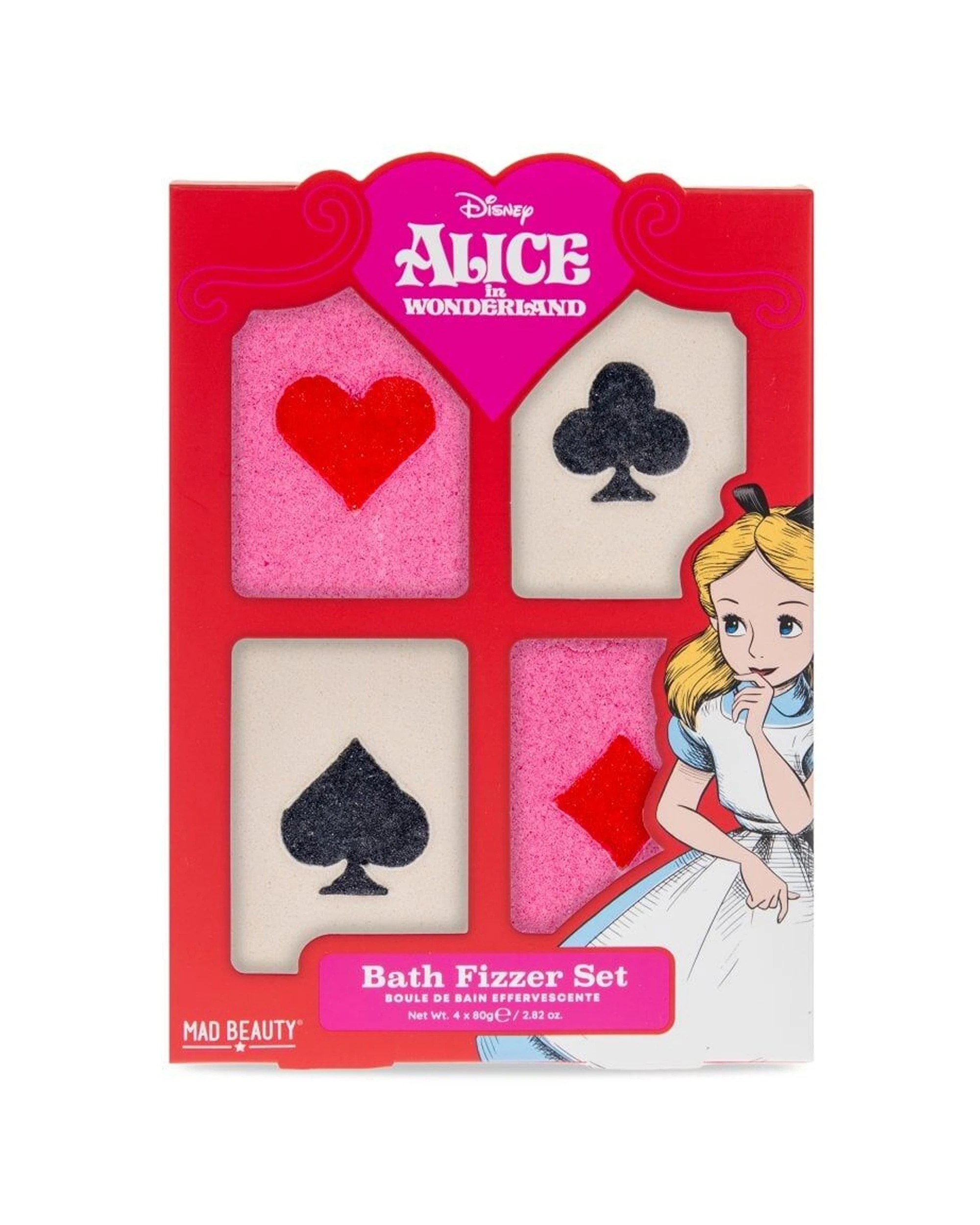 2 Disney Alice in Wonderland Bath Fizzer Set 2 Pack Raspberry Honeydew Fragrance - Multi, 2 of 2