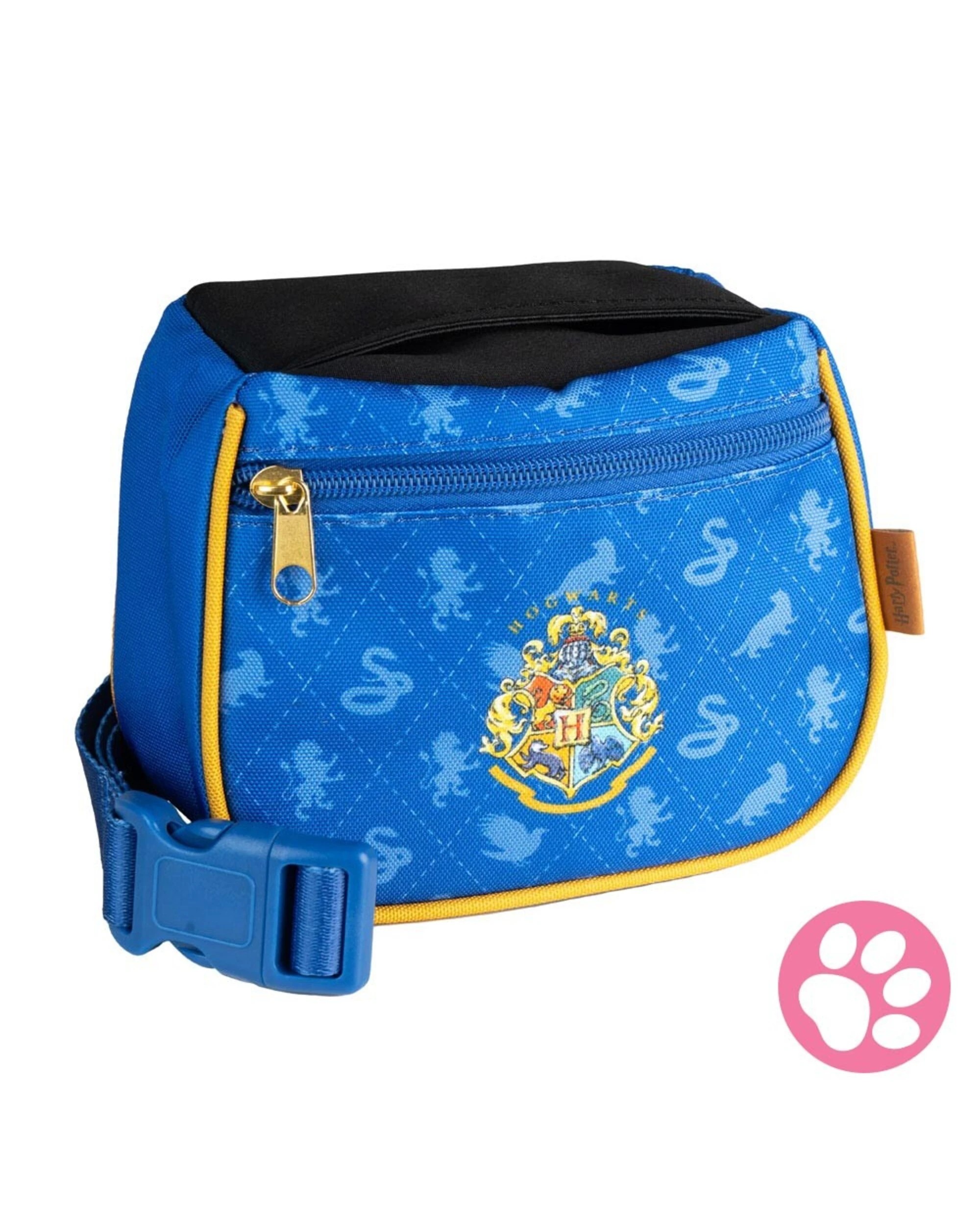 1 Harry Potter - Hogwarts Crest Pet Treat Bag - Blue, 1 of 1