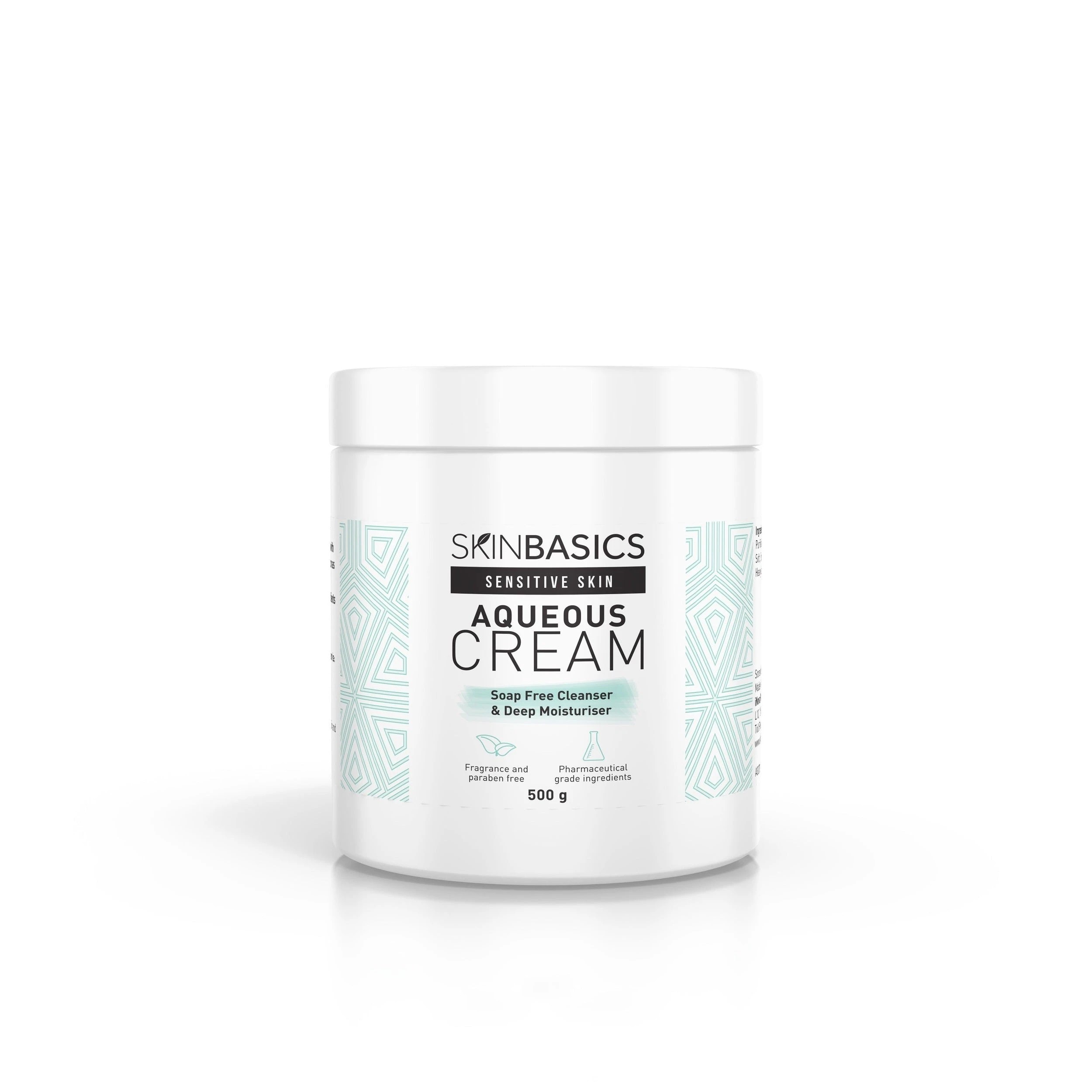 1 Skin Basics Aqueous Cream BP Soap-Free Cleanser 500g (Jar), 1 of 1