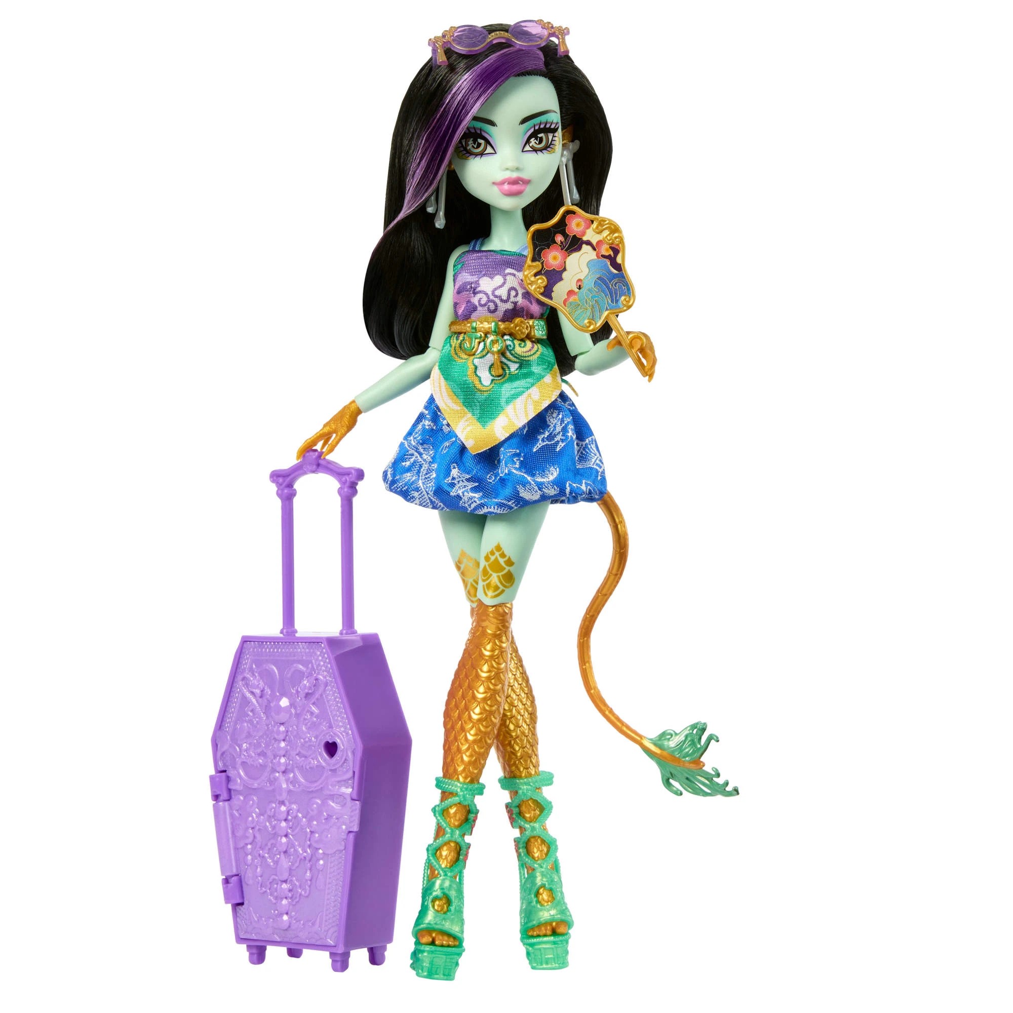 3 Monster High Skulltimate Secrets Gore-geous Oasis Jinafare Playset, 3 of 5
