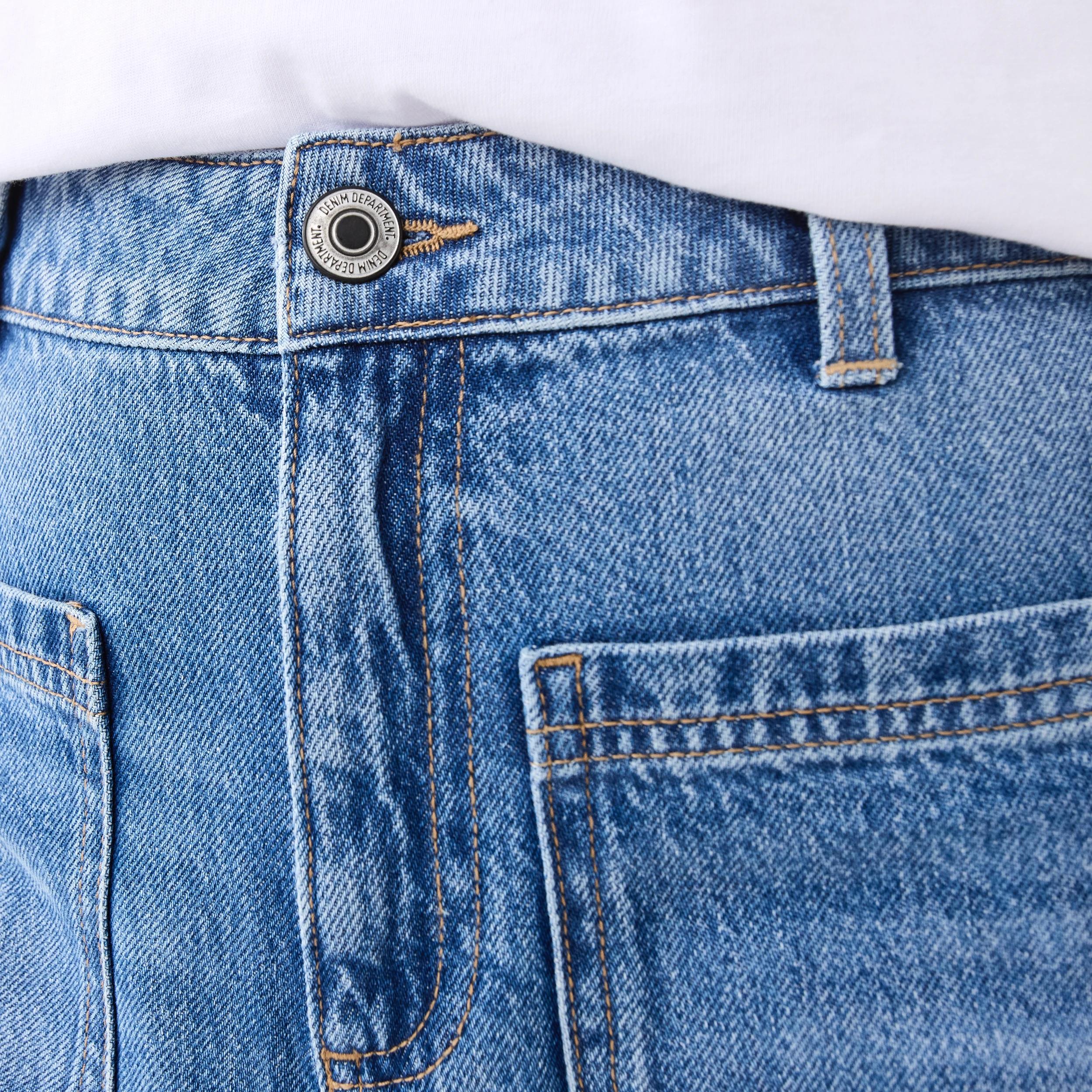 5 Pocket Front Denim Shorts Mid Wash, 5 of 10