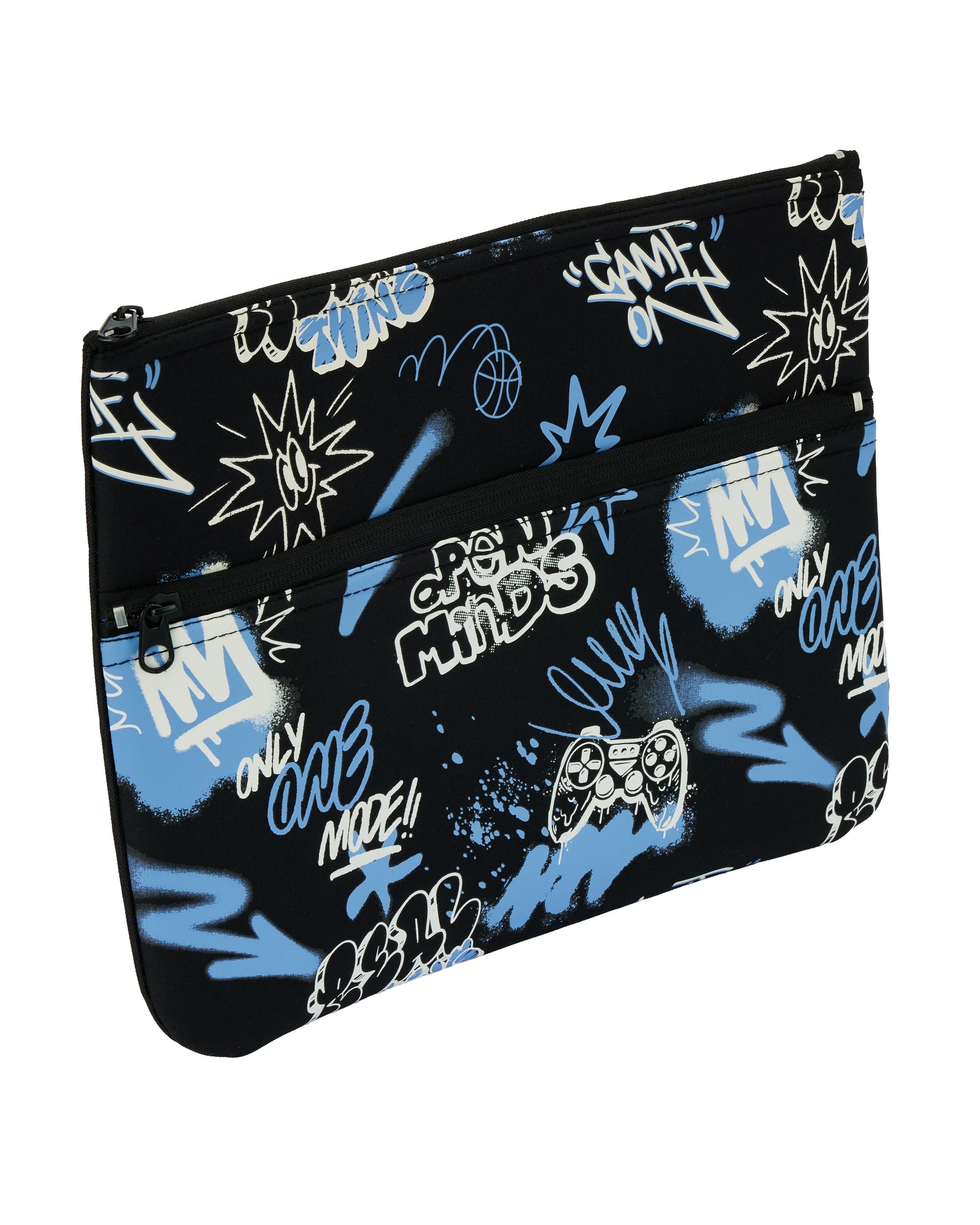 2 Twin Zip Pencil Case - Gamer, 2 of 6