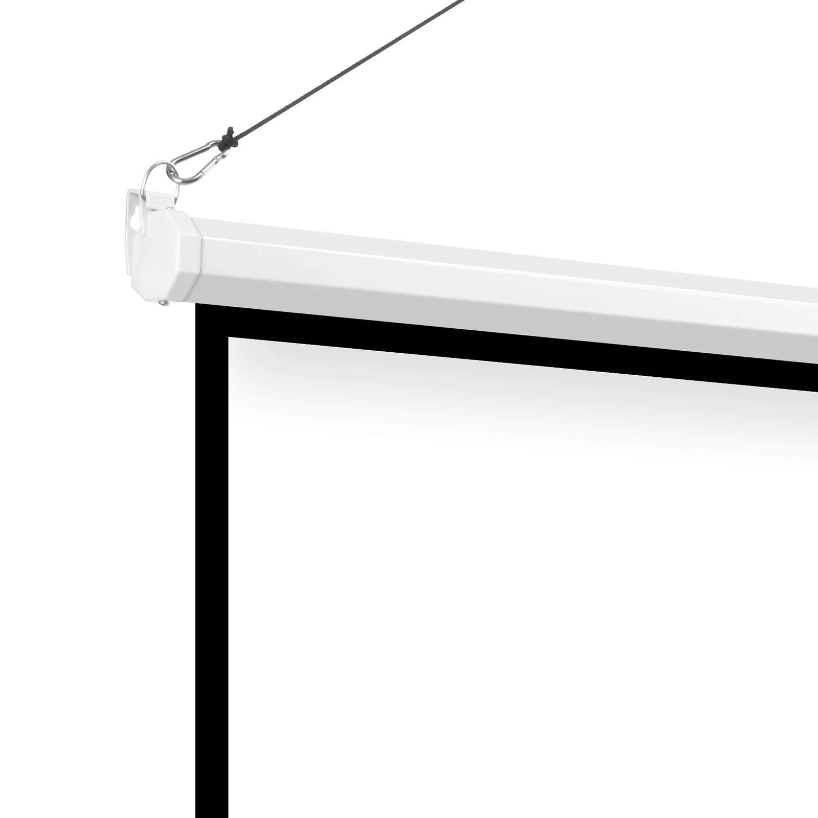 7 Ausway 120 Inch Projector Screen 4:3 Manual Pull Down Retractable, Wall/Ceiling Mount, 7 of 7