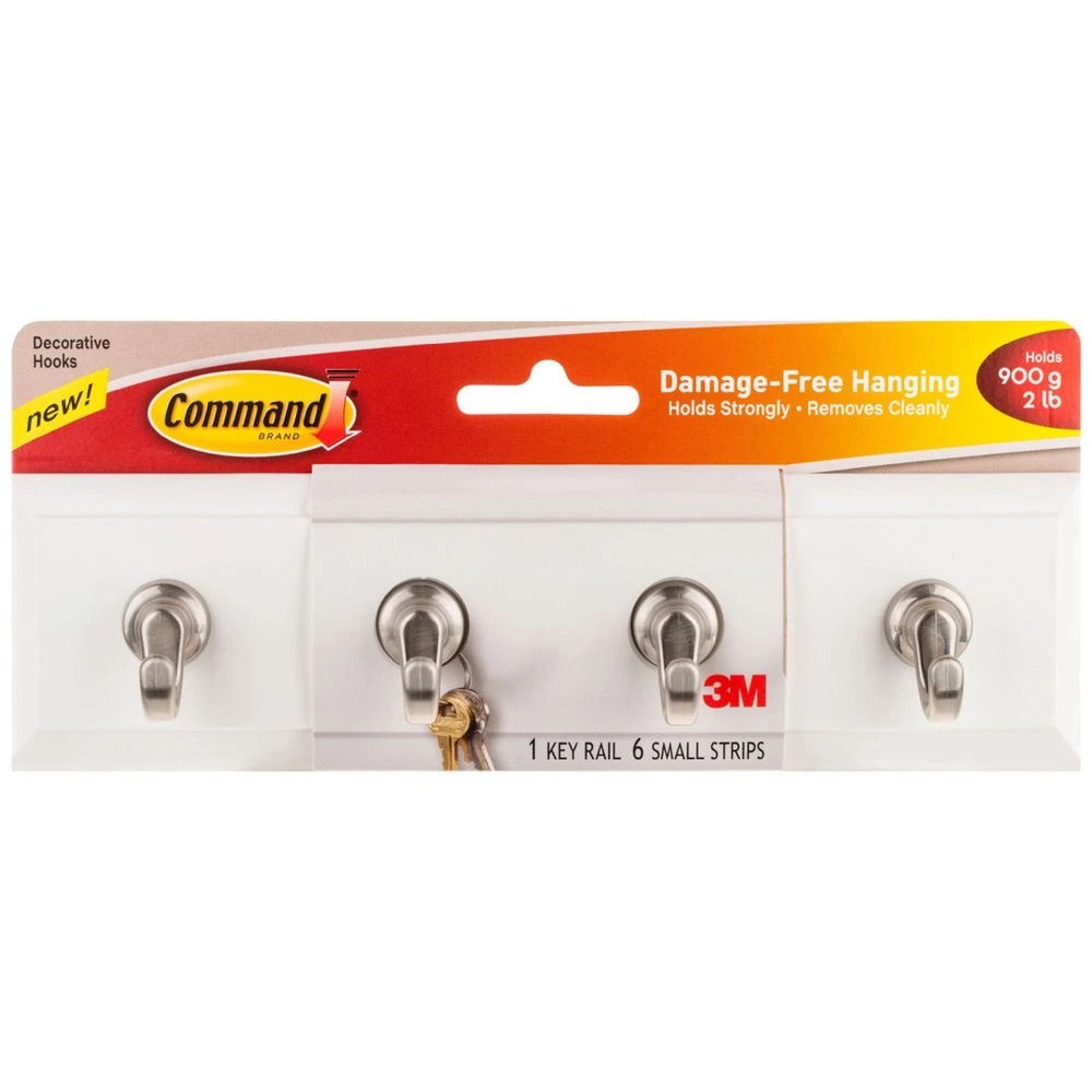 1 3M Command Quartz Key Rail, 1 of 6