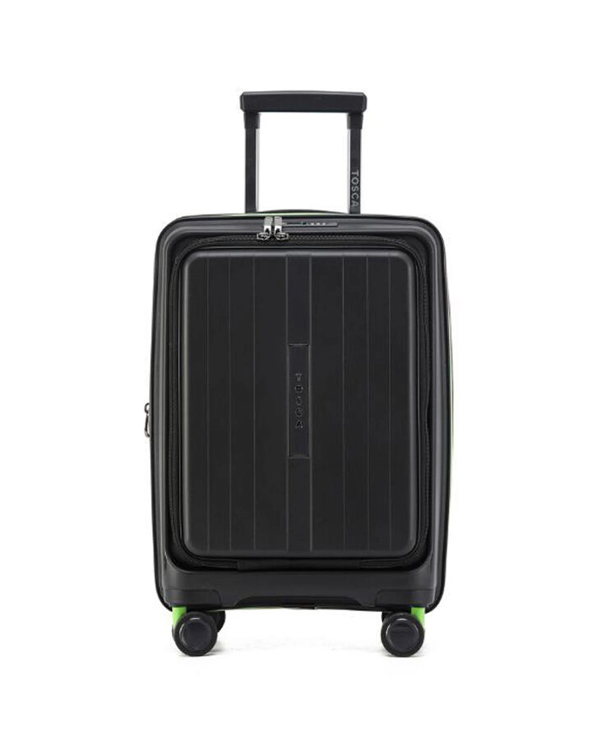 1 Tosca Cruiser Hard Case Carry On Travelling Suitcase Small - Black, 1 of 5