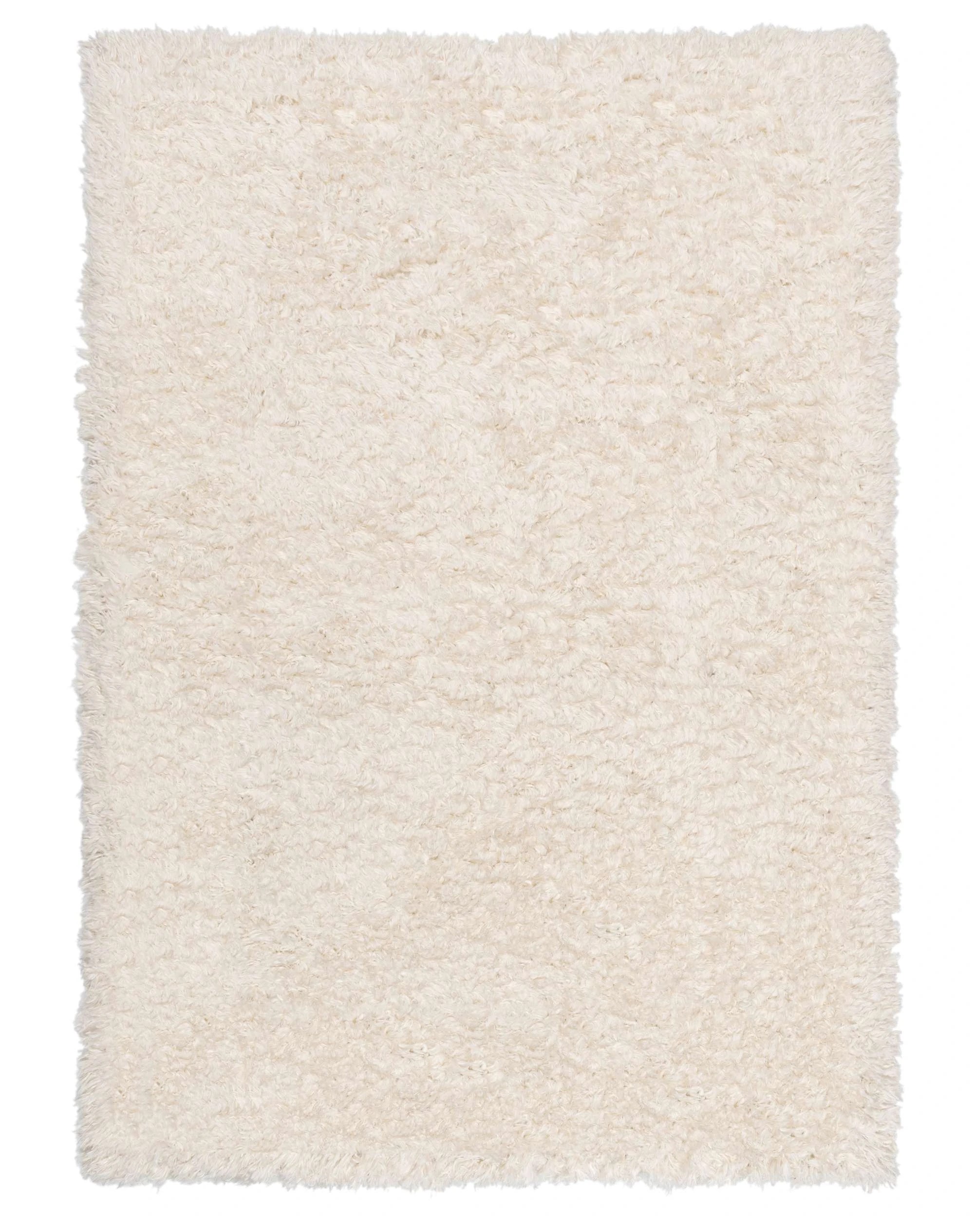 1 Loopsie Tamale Shag Rug-370cm x 280cm - White, 1 of 9