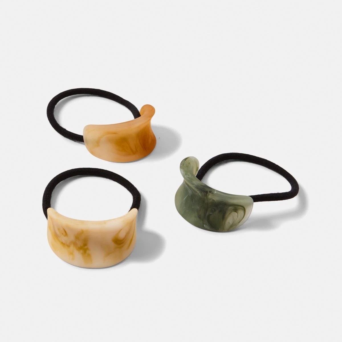 2 3 Pack Plastic Cuff Hair Ties, 2 of 5