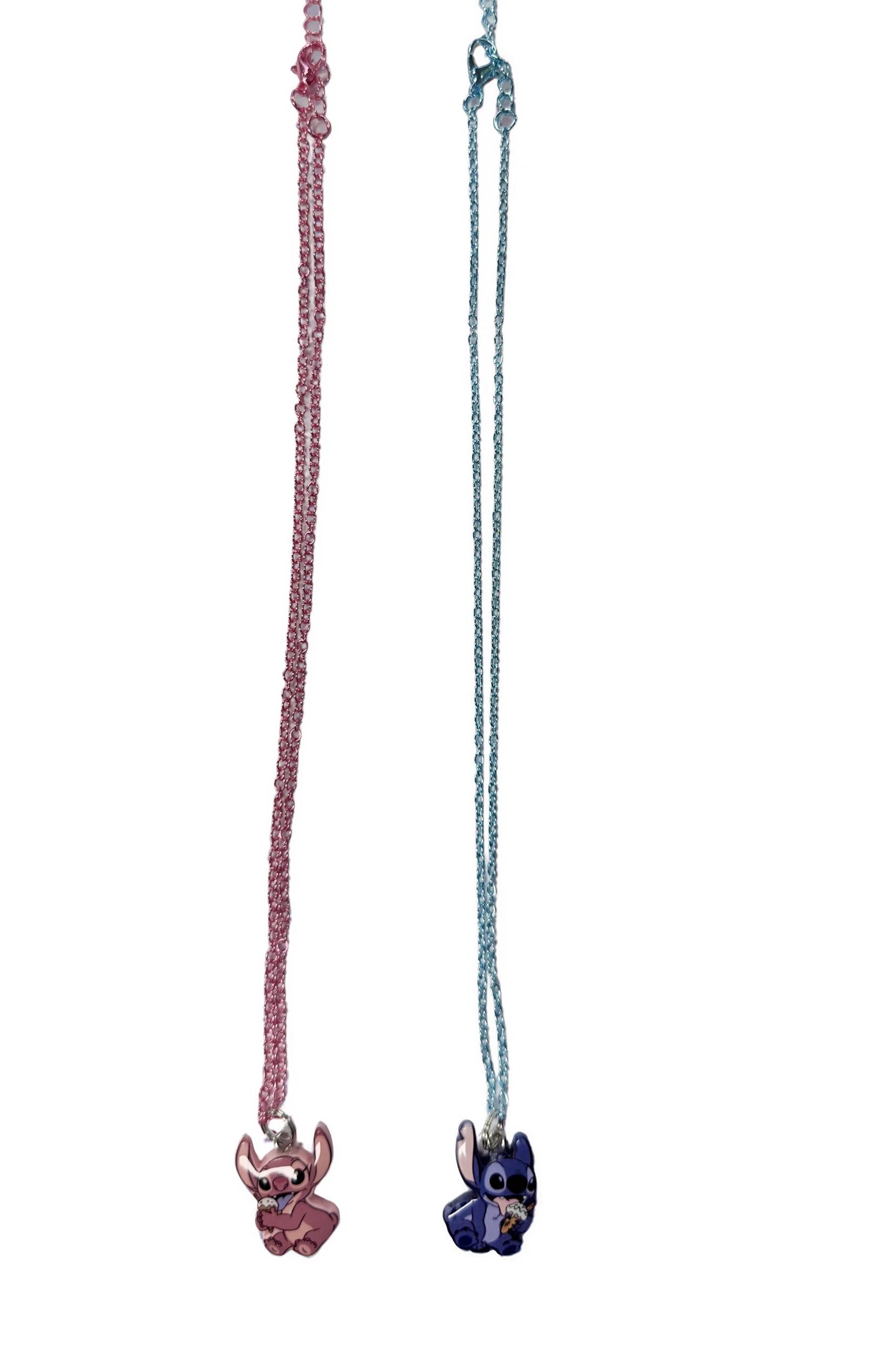 2 2 Pack Disney Stitch License Tear and Share Necklace Set Stitch, 2 of 3