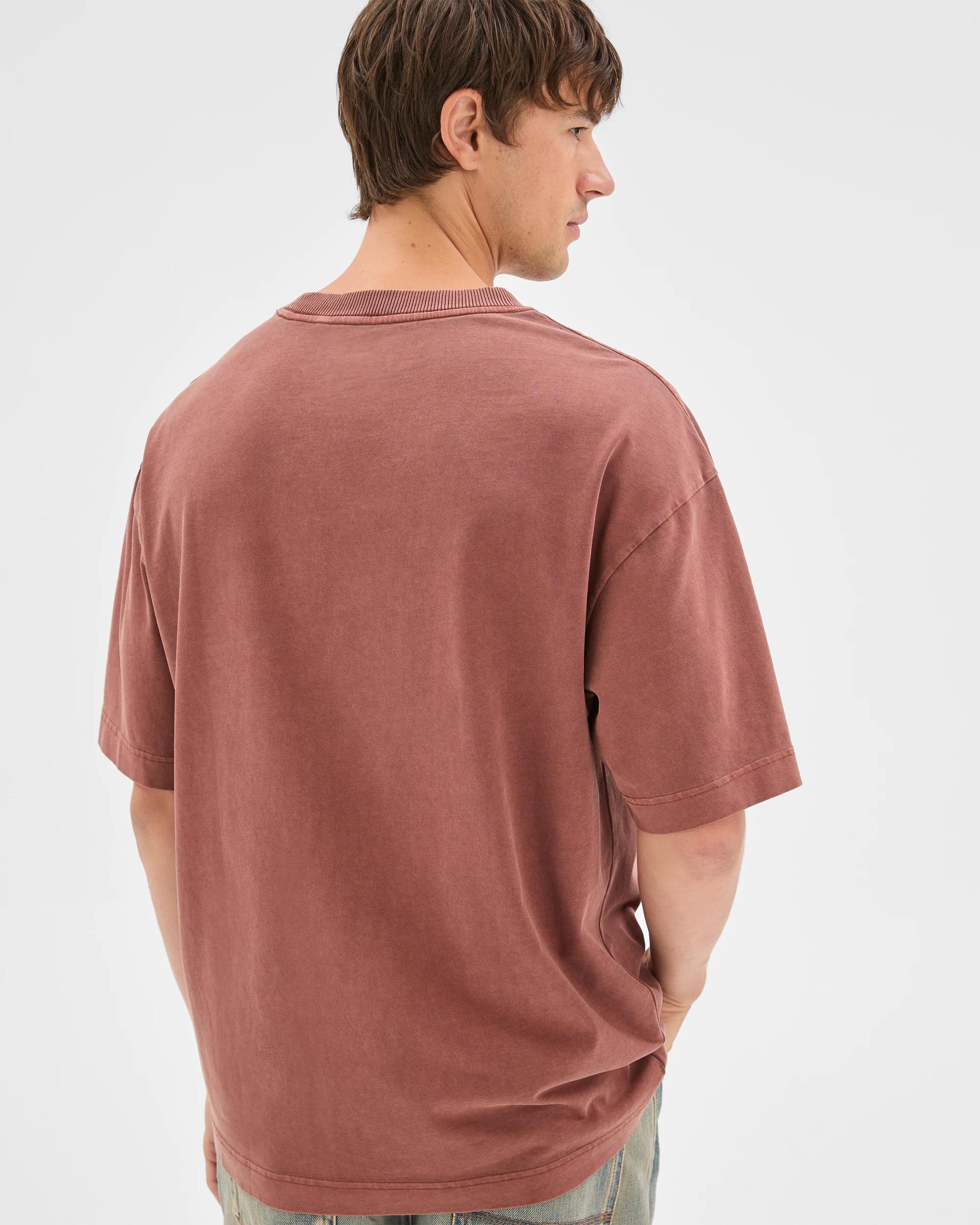 6 Commons Australian Cotton Boxy Heavyweight Core T-Shirt RUST, 6 of 6